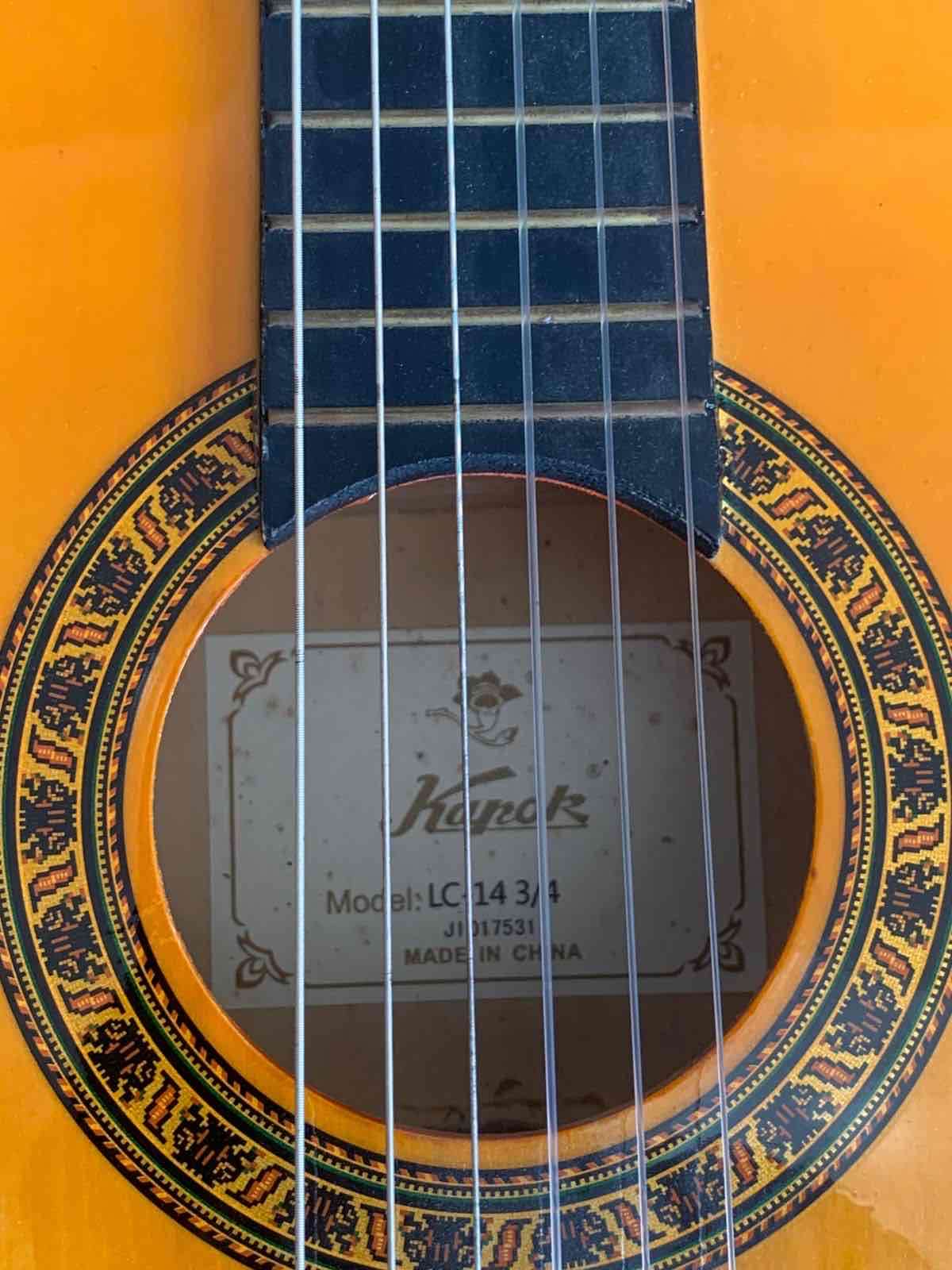 Guitarra clasica kapok lc-14 3/4 - miniatura 2