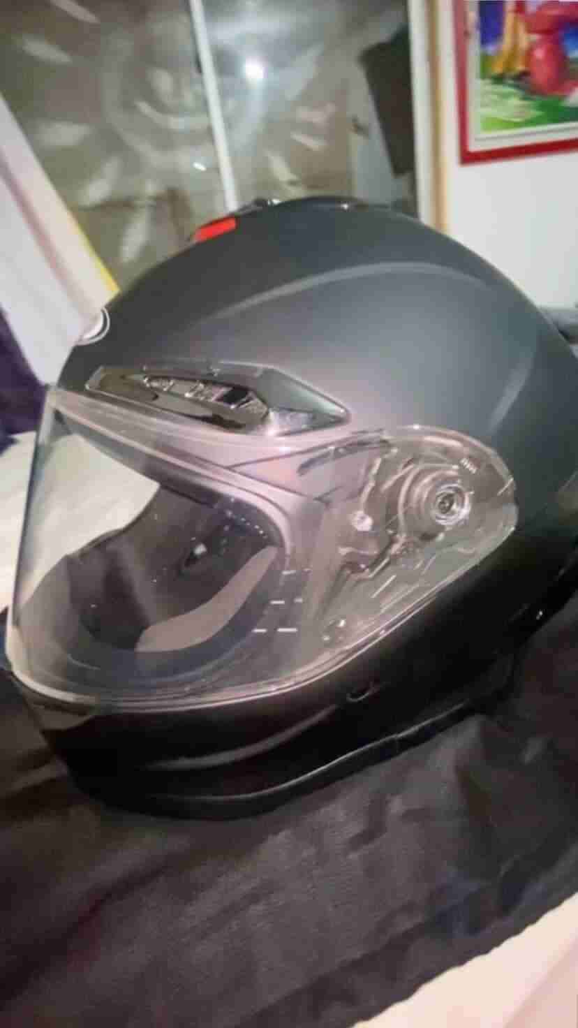 Casco de motocicleta MC1 negro - miniatura 2