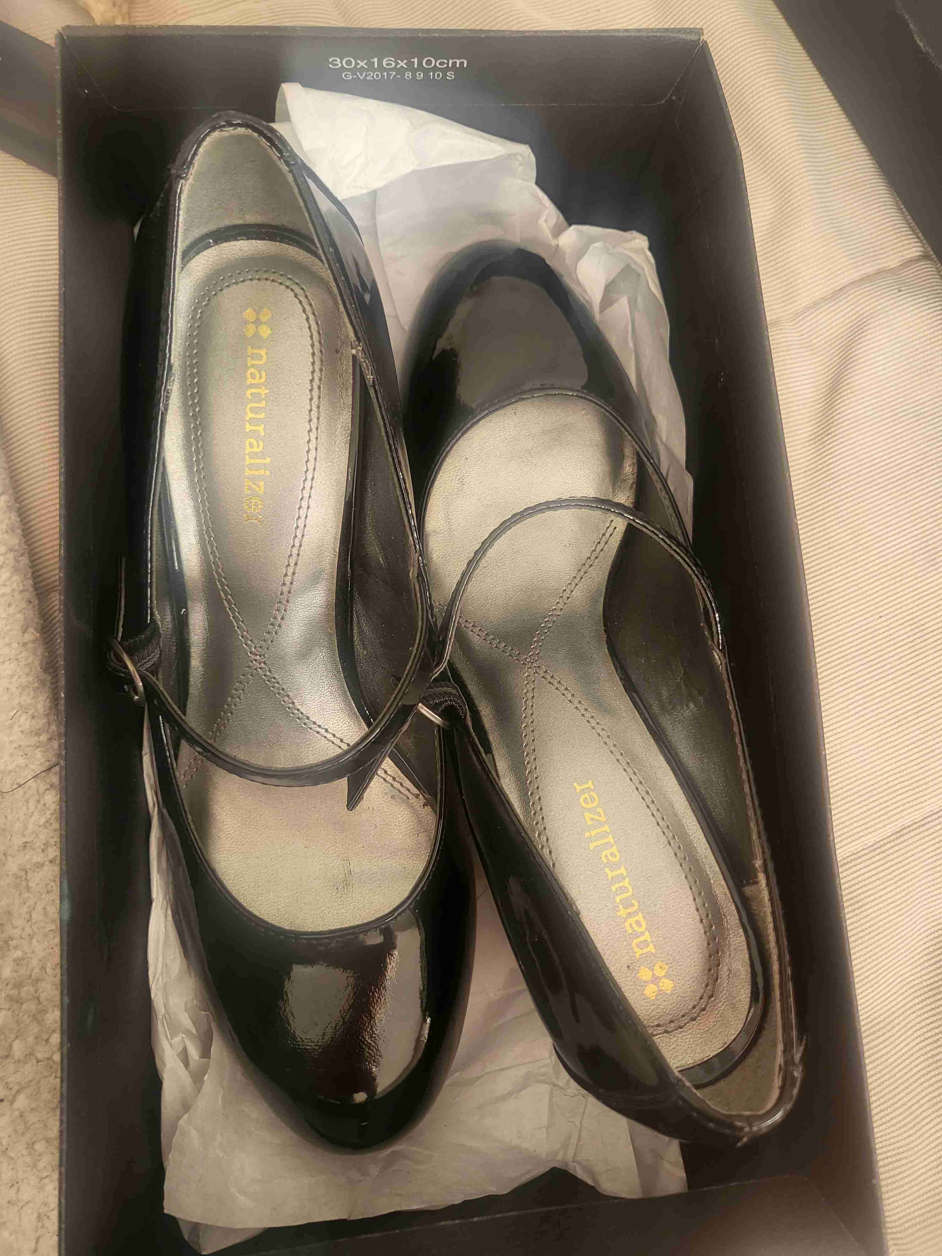 Zapatos charol negros Naturalizer Talla 38 - miniatura 4