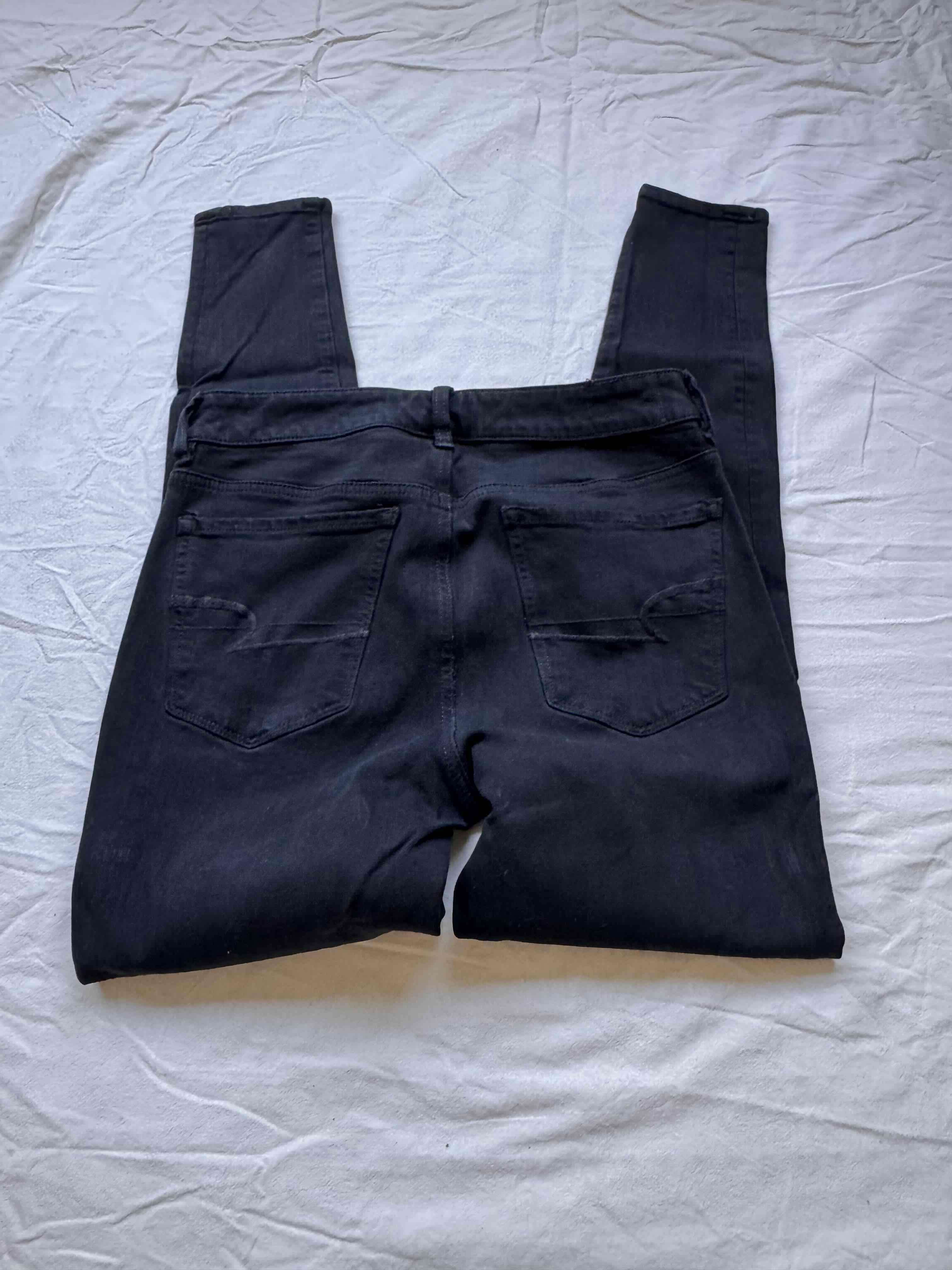 Jeans negros pitillo - American Eagle - miniatura 2