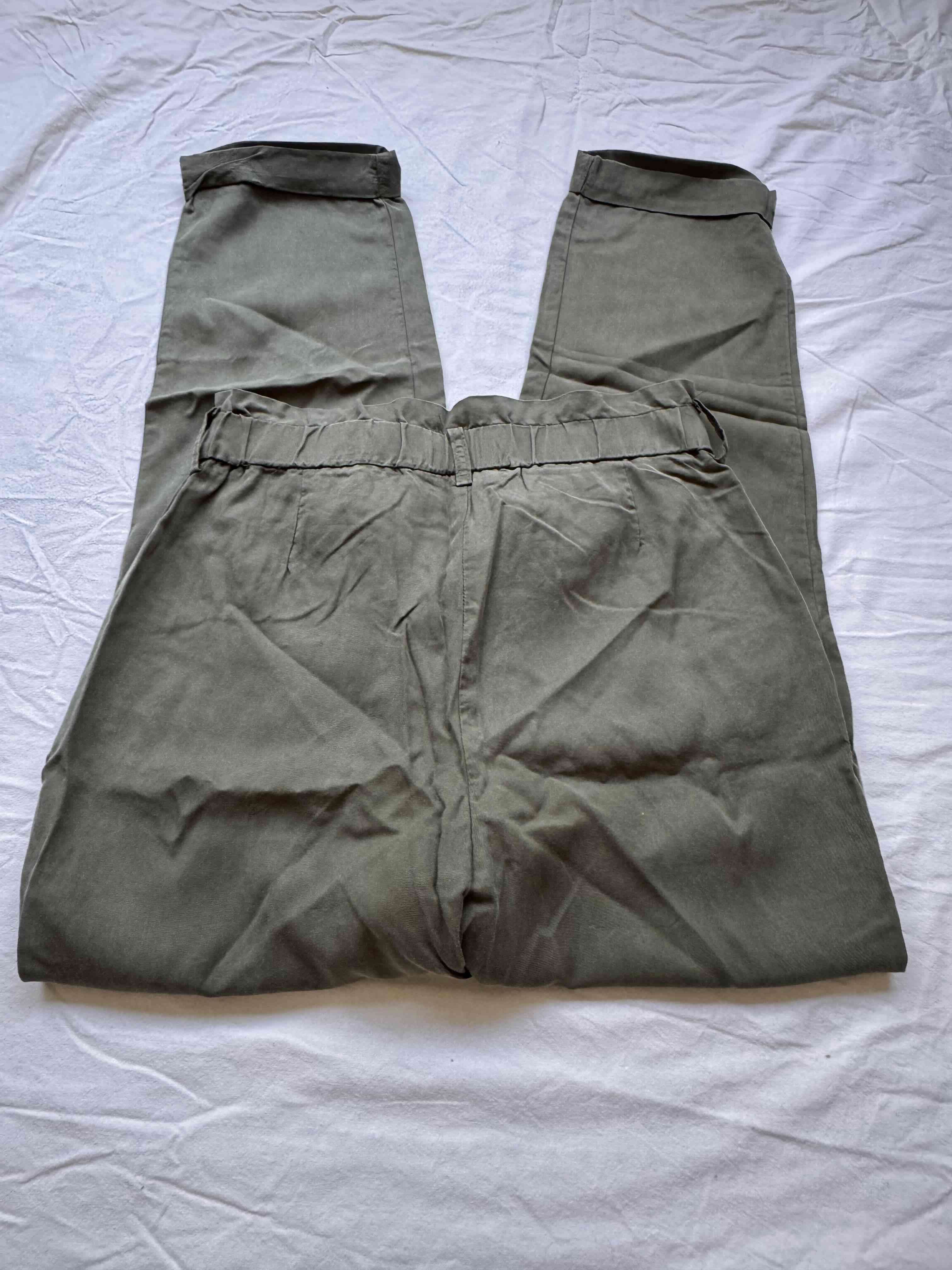 Pantalones verdes tela - Americanino - miniatura 2