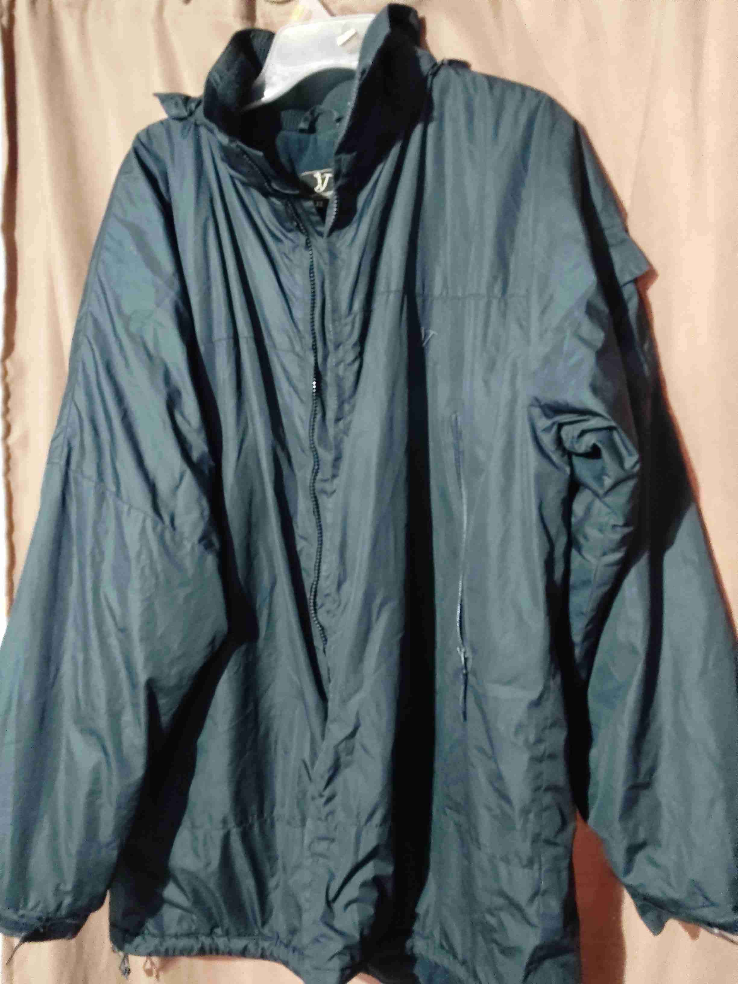 Parka negra para hombre - miniatura 2