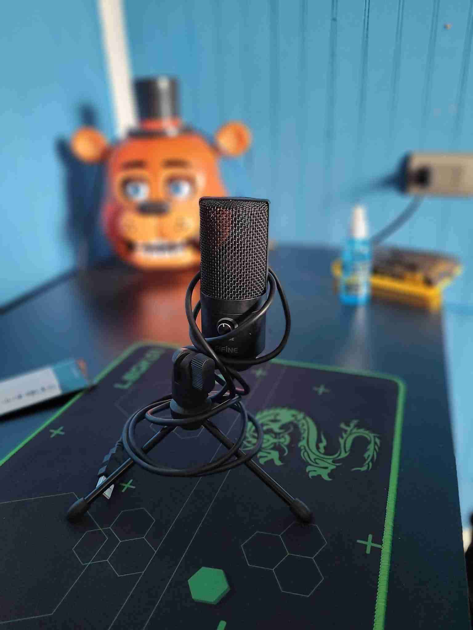 Micrófono de condensador negro fifine - miniatura 2