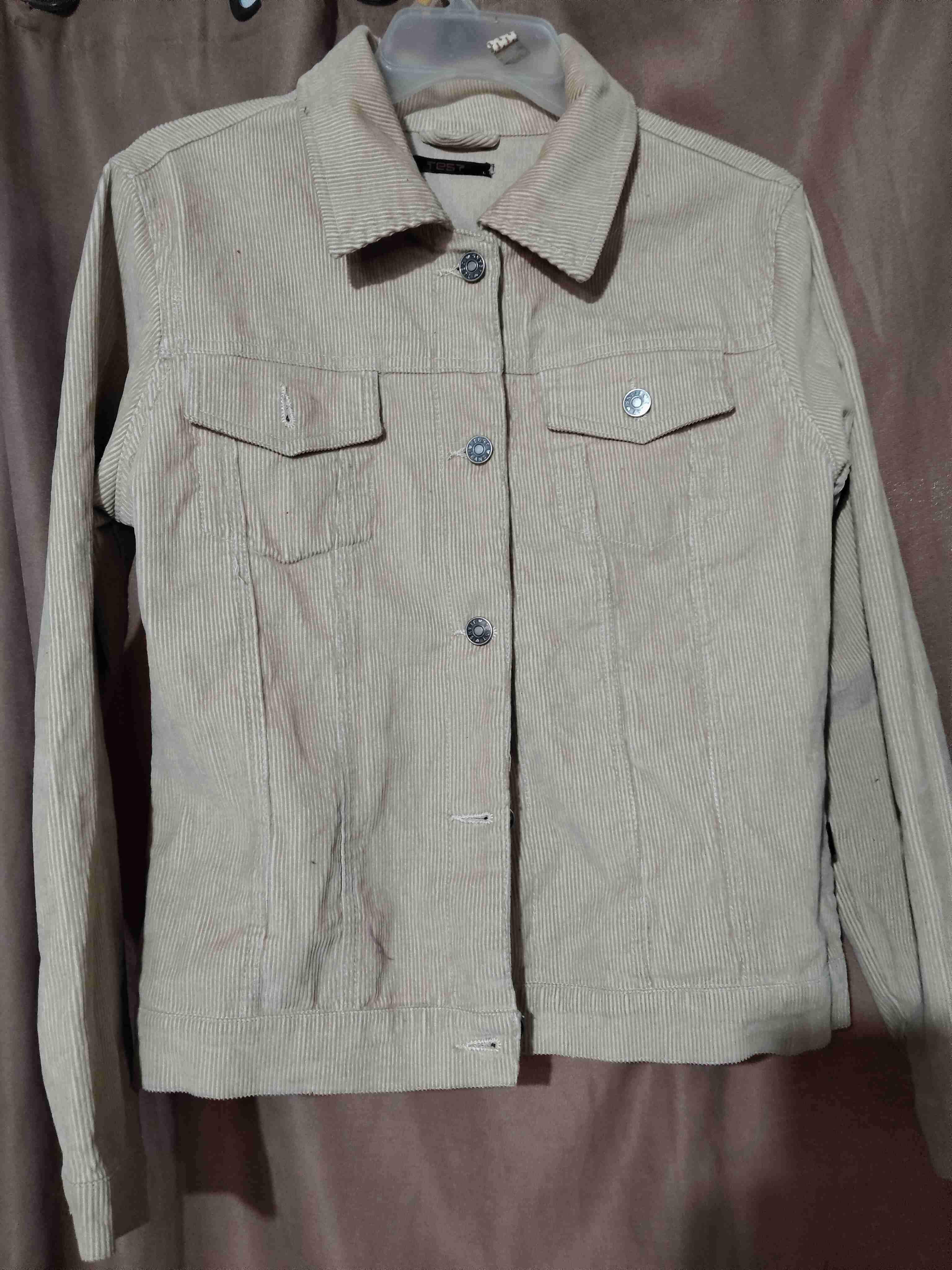 Chaqueta beige de pana - miniatura 2