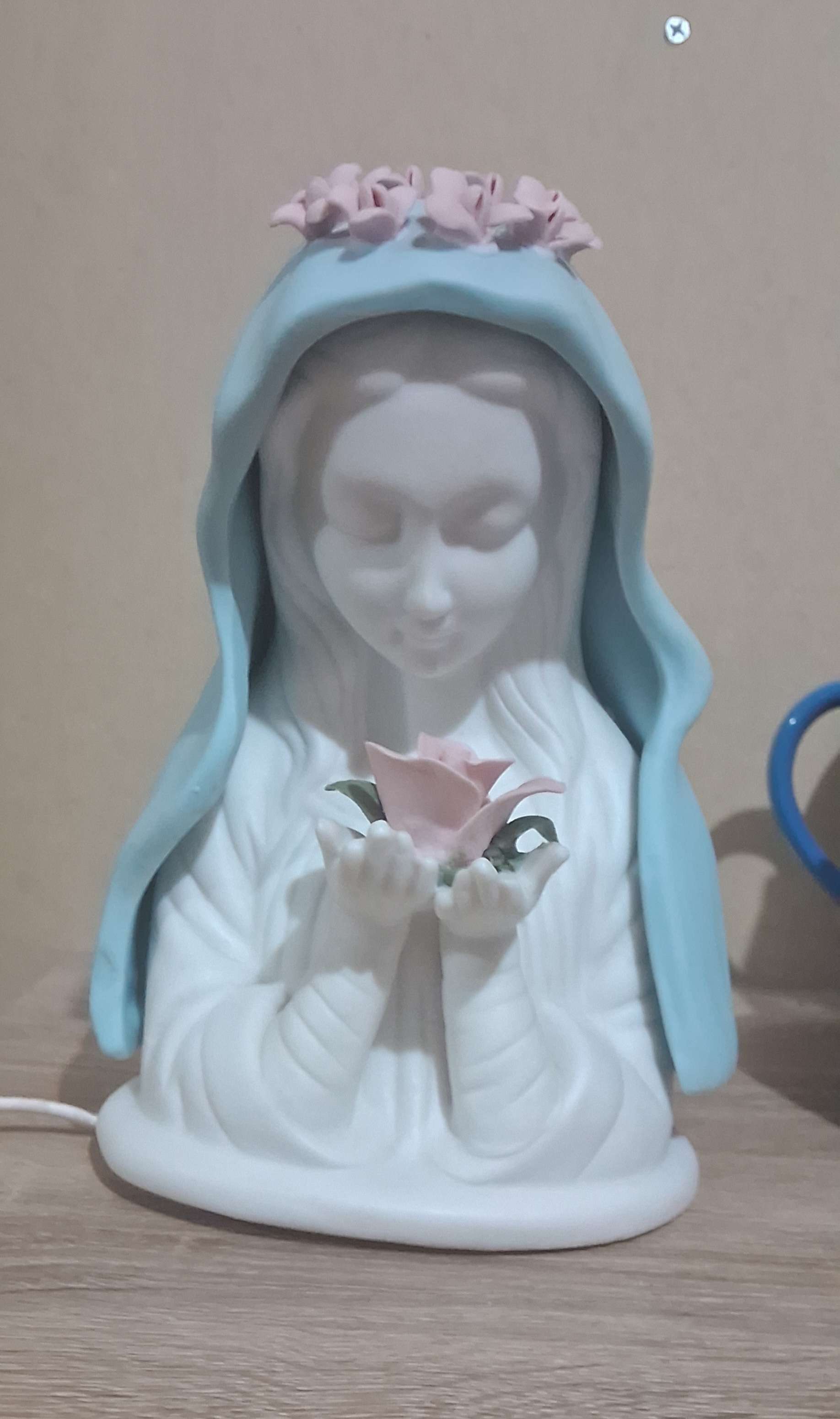 Lámpara de cerámica Virgen - miniatura 1