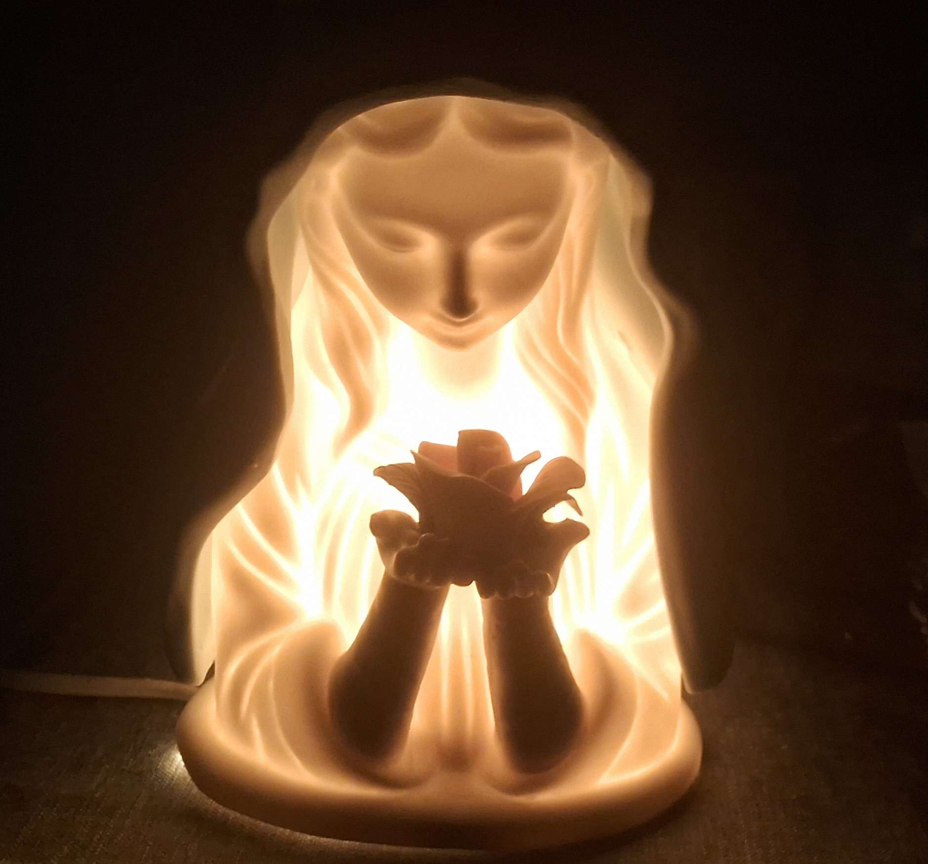 Lámpara de cerámica Virgen - miniatura 3