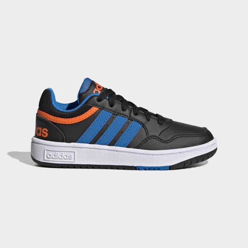 Zapatillas negras con azul Adidas - miniatura 2