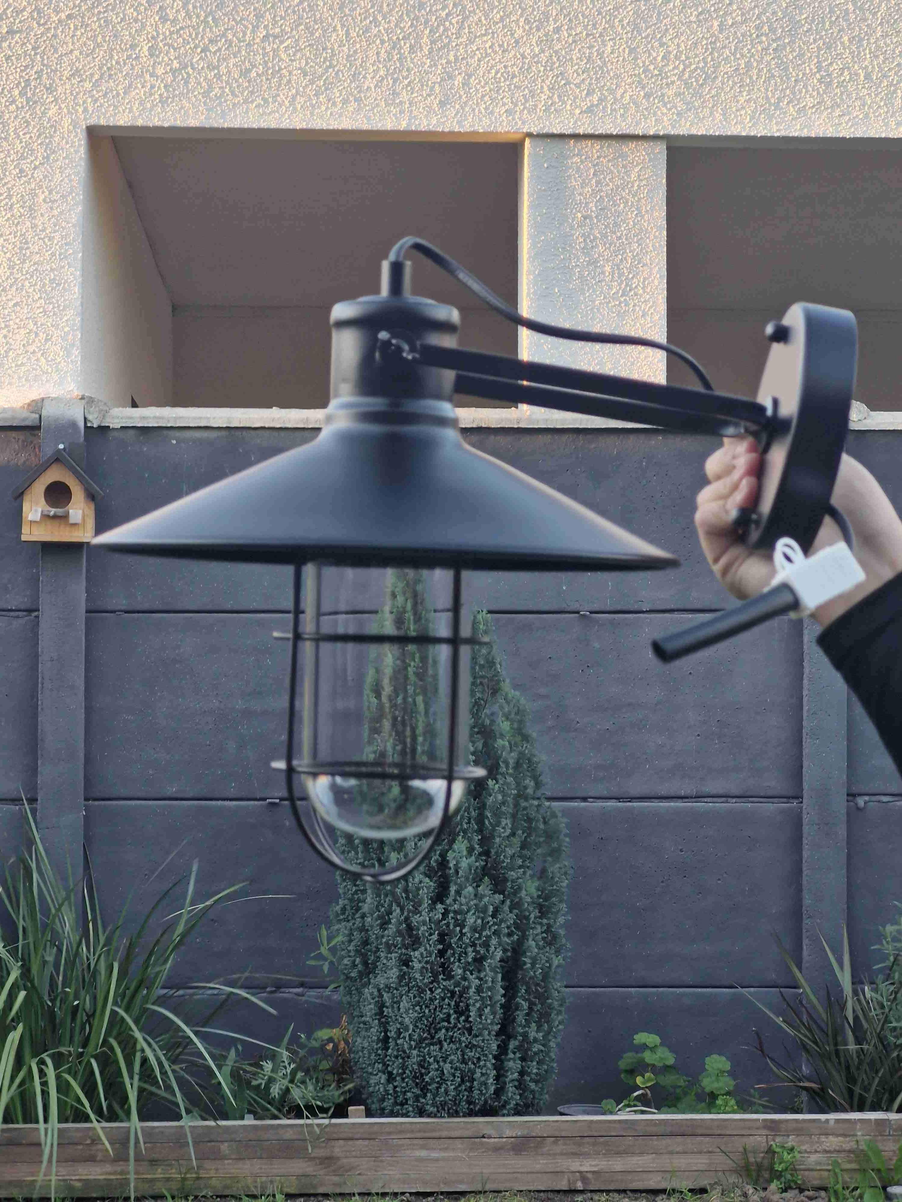 Lámpara aplique HOMY negro - miniatura 1