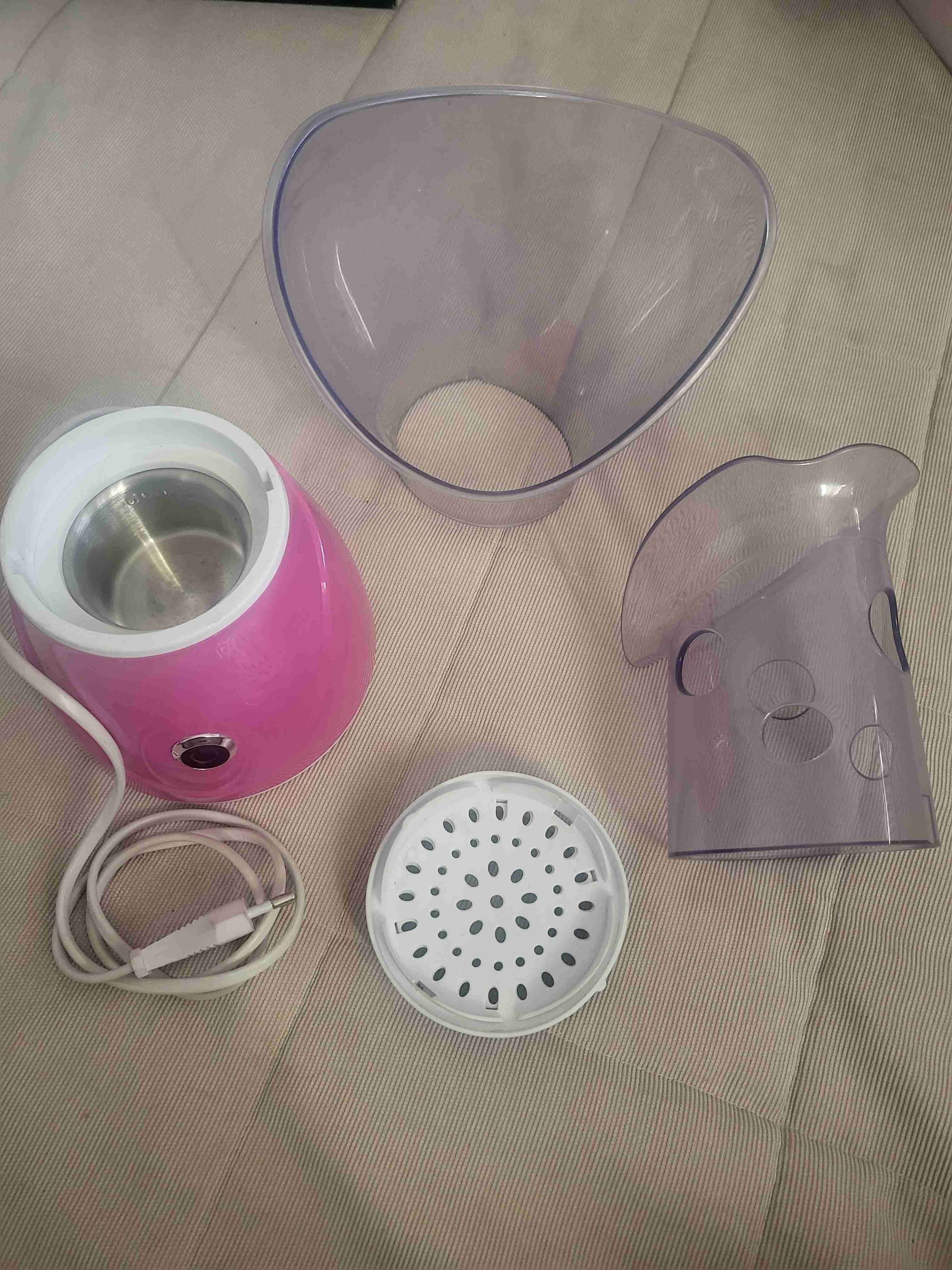 Vaporizador facial rosa desmontable - miniatura 3