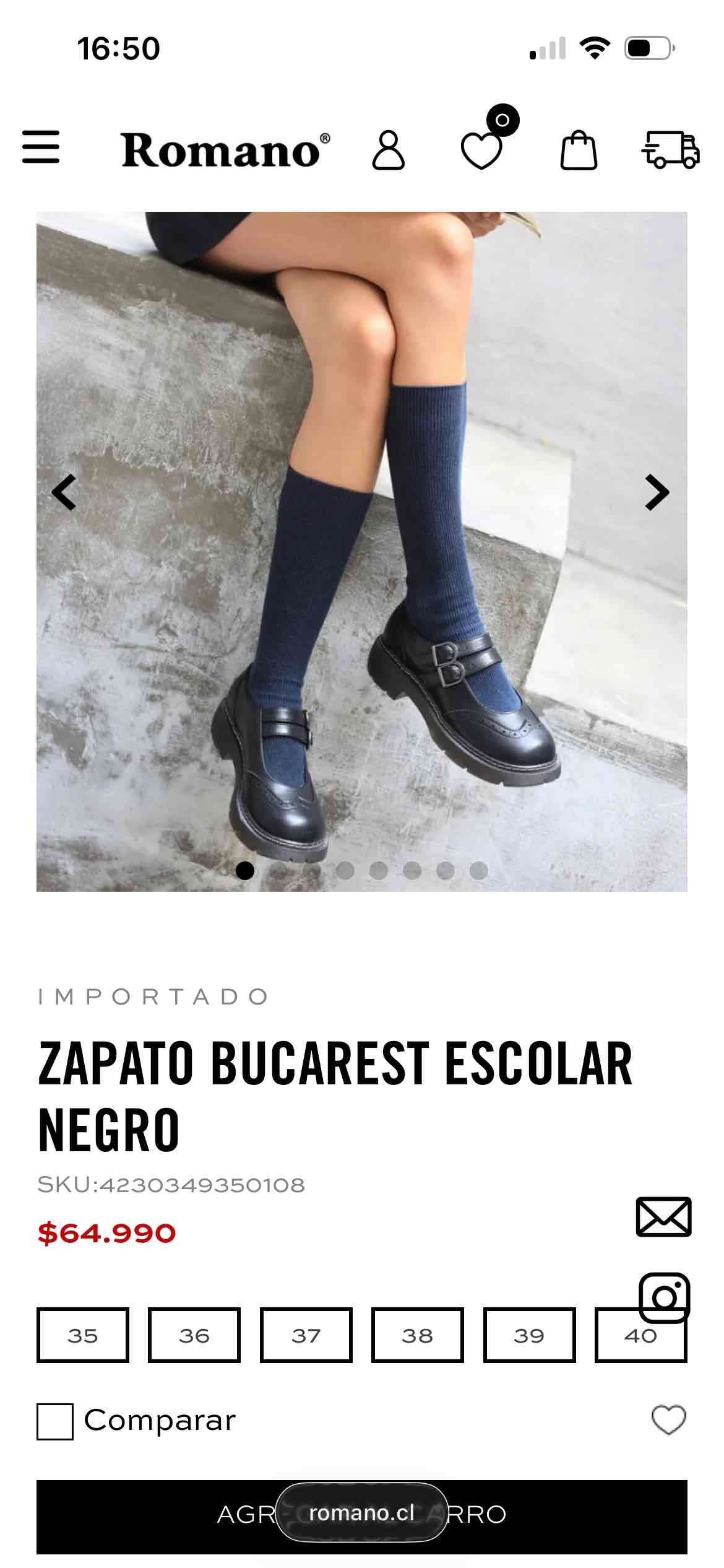 Zapatos de colegio marca Romano - miniatura 6