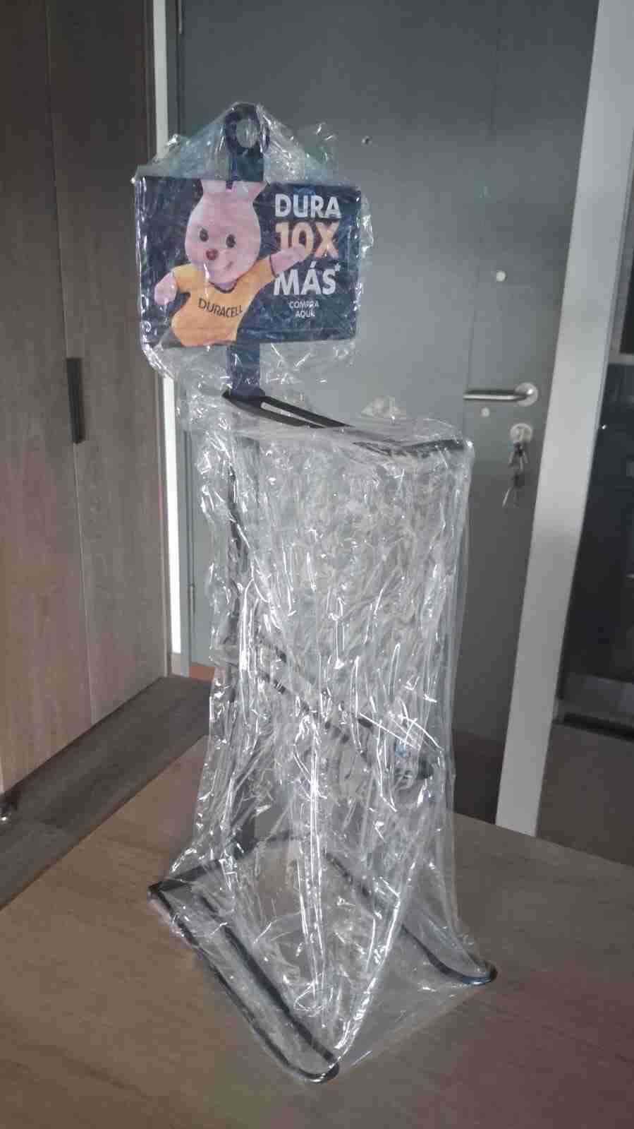 SOPORTE EXHIBIDOR METALICO DURACELL+POSA MONEDA - miniatura 6