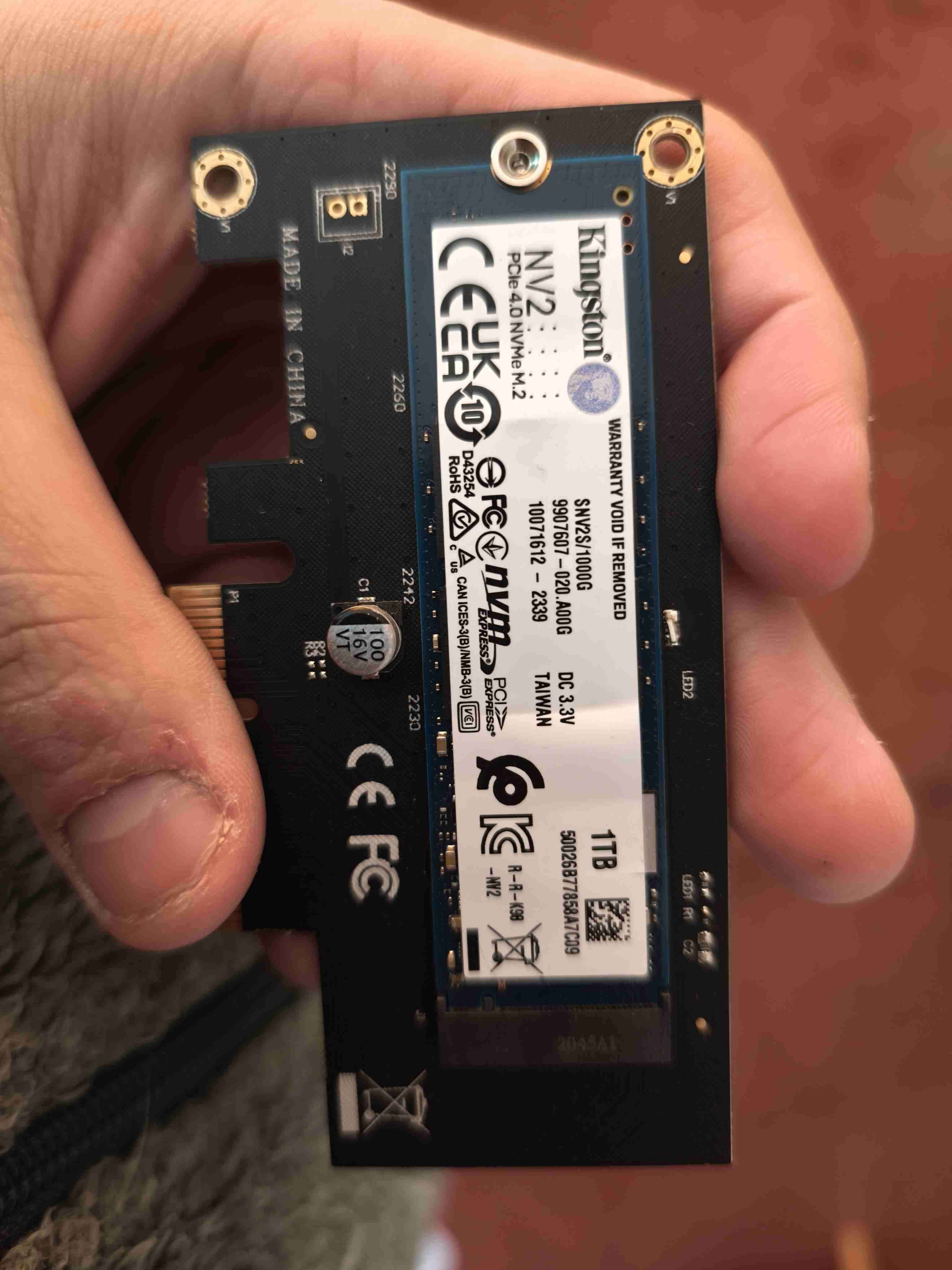SSD NVMe Kingston 1TB