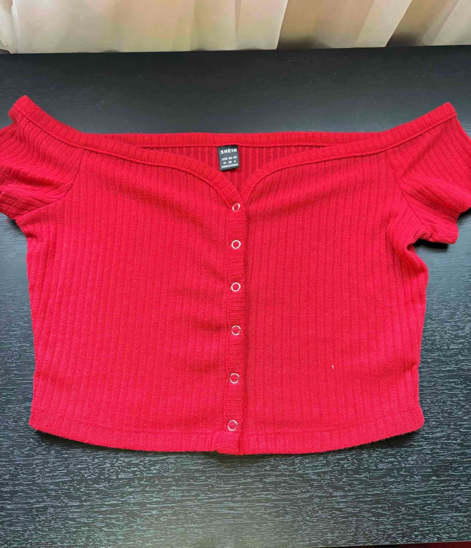 Polera bicolor con botones - miniatura 6