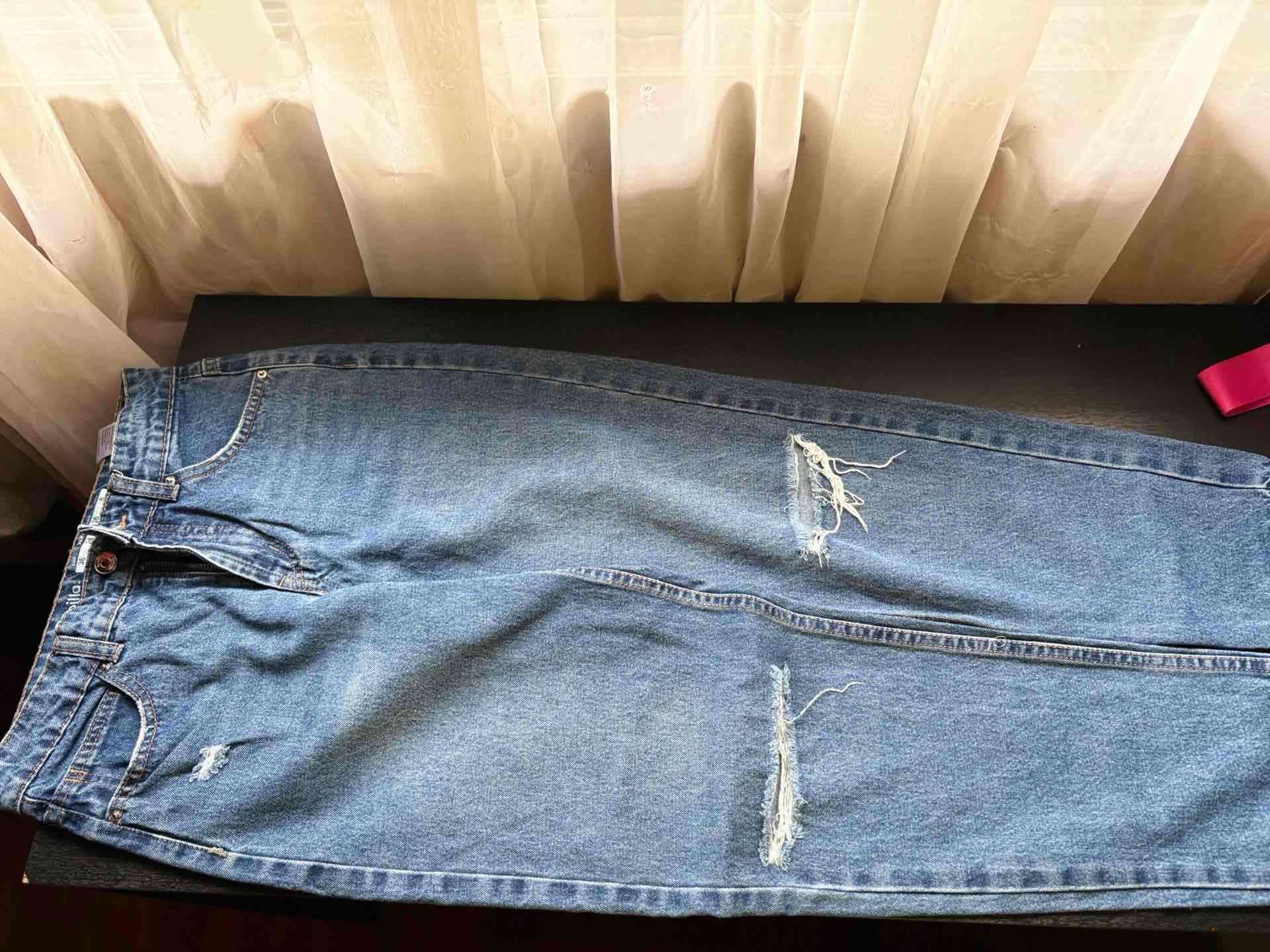 Jeans azules con roturas Sybilla - miniatura 2