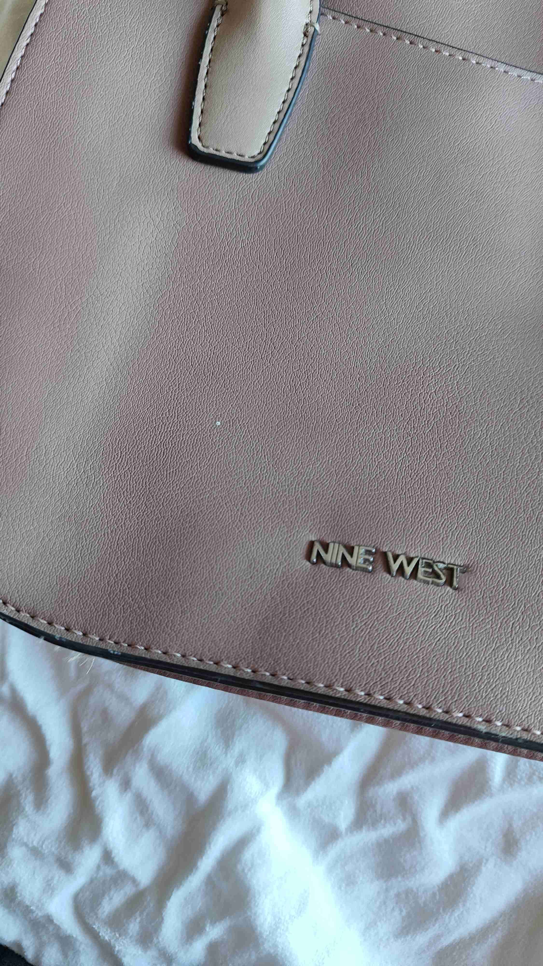 Cartera Nine West beige/rosa claro - miniatura 2