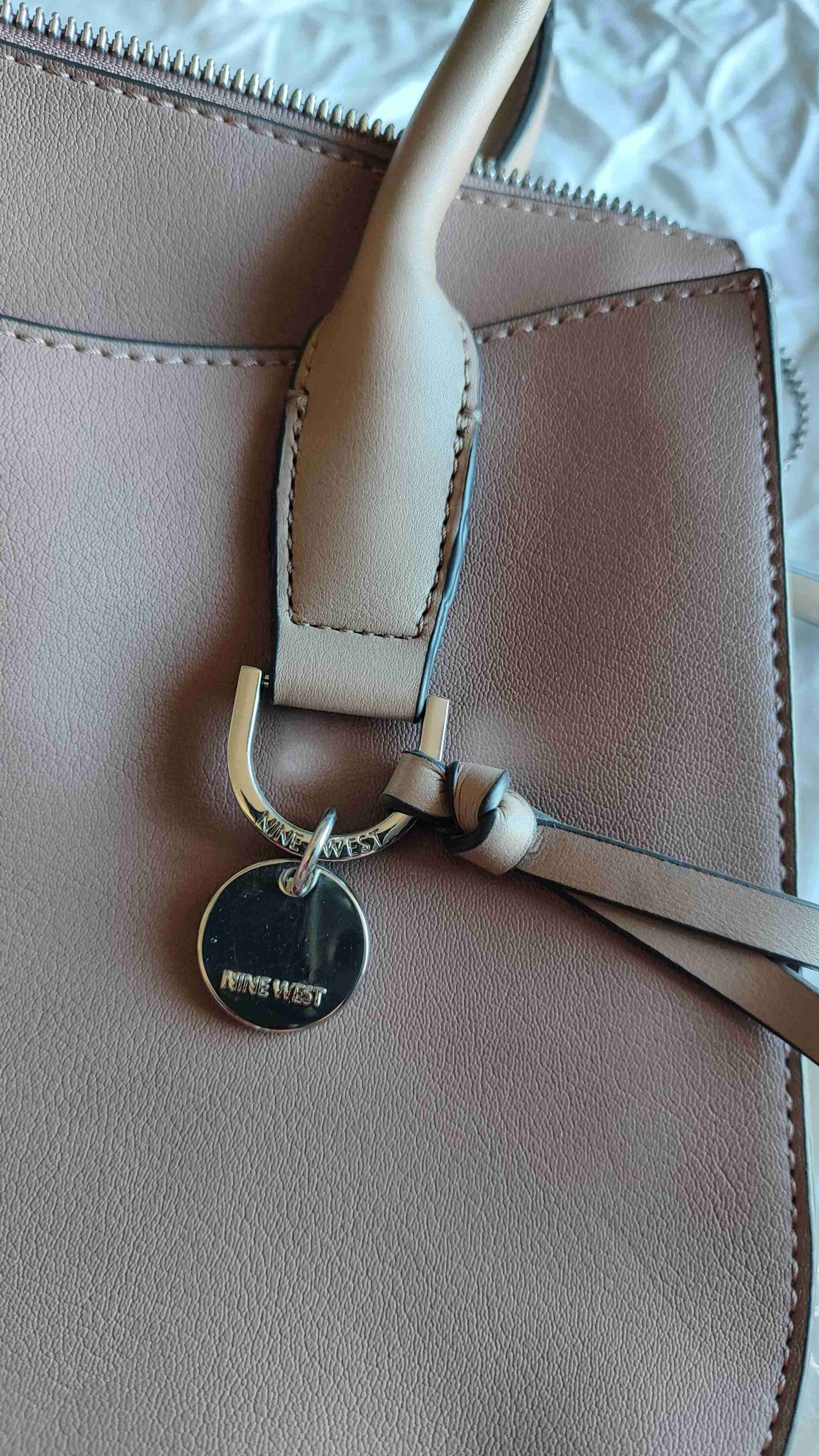 Cartera Nine West beige/rosa claro - miniatura 3