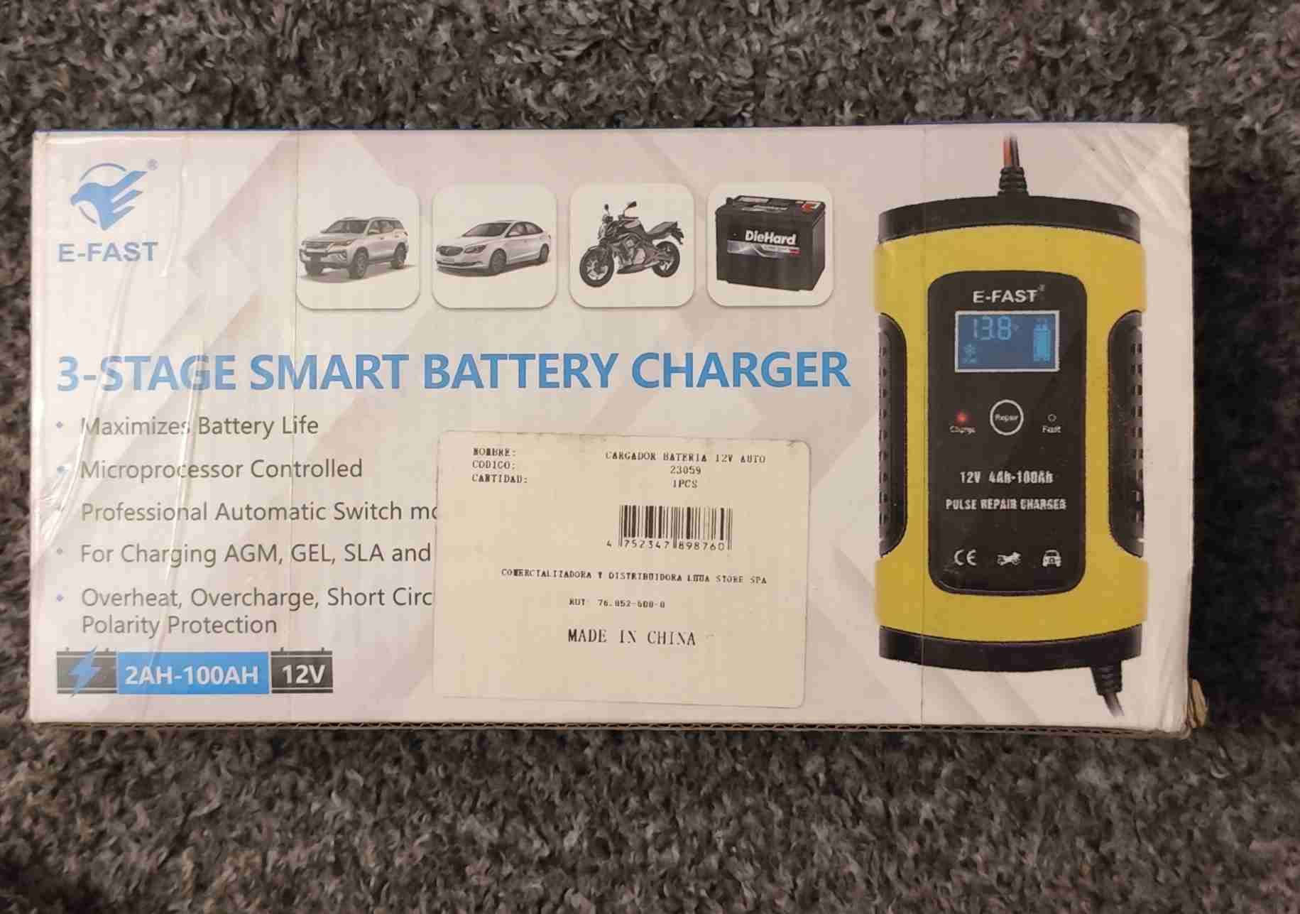 Cargador de batería inteligente 12V - miniatura 3