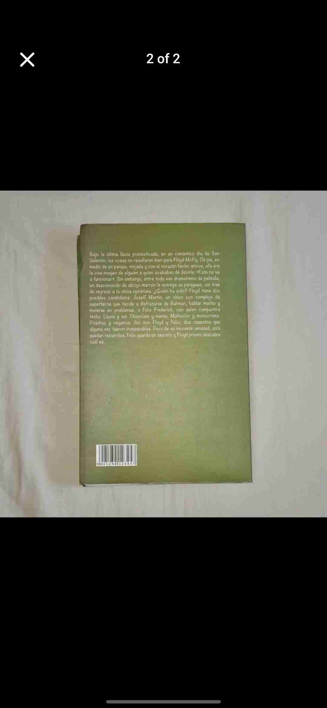 Libro 'Un beso bajo la lluvia' - miniatura 2