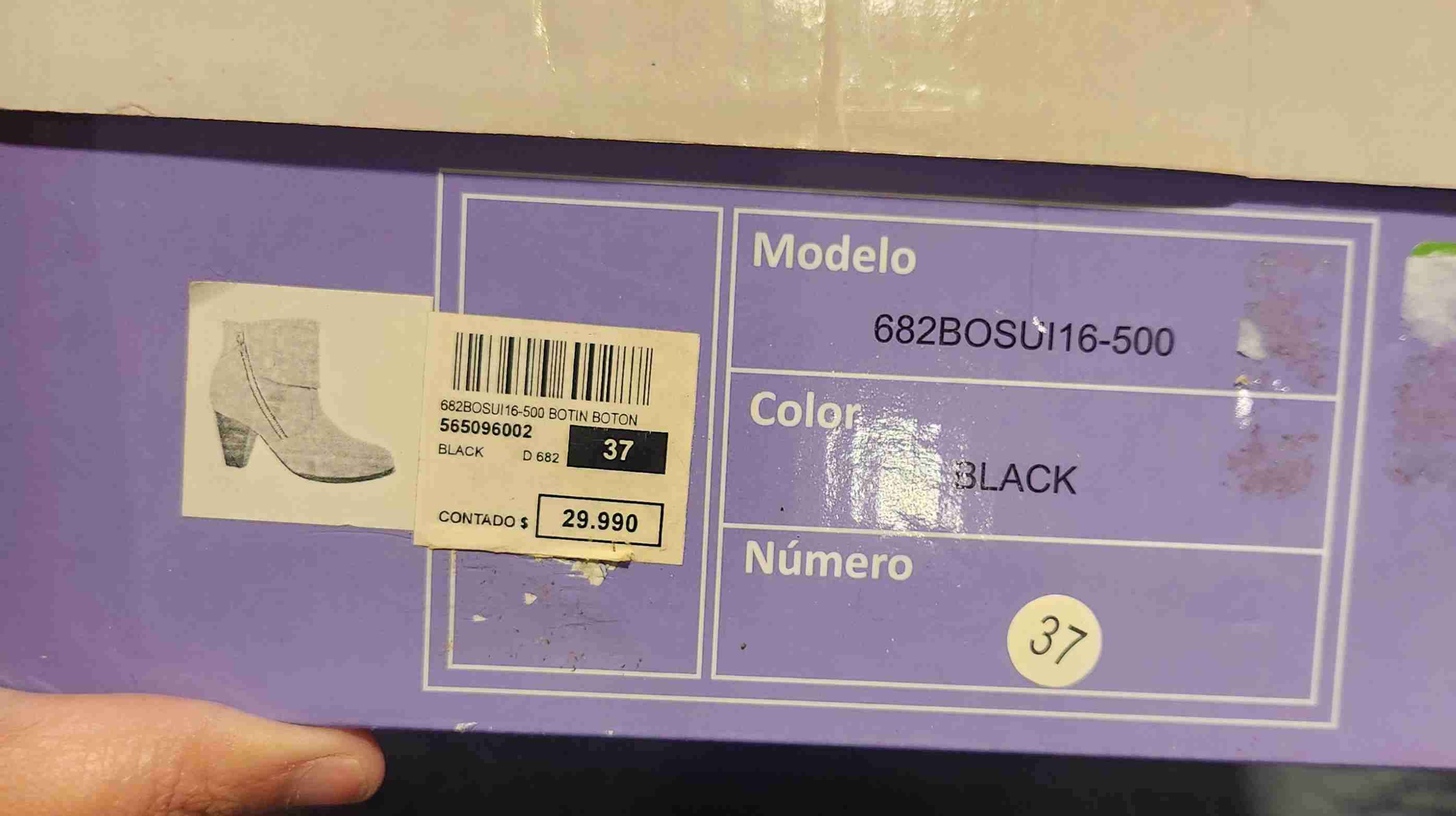 Botines negros con cierre lateral - miniatura 3