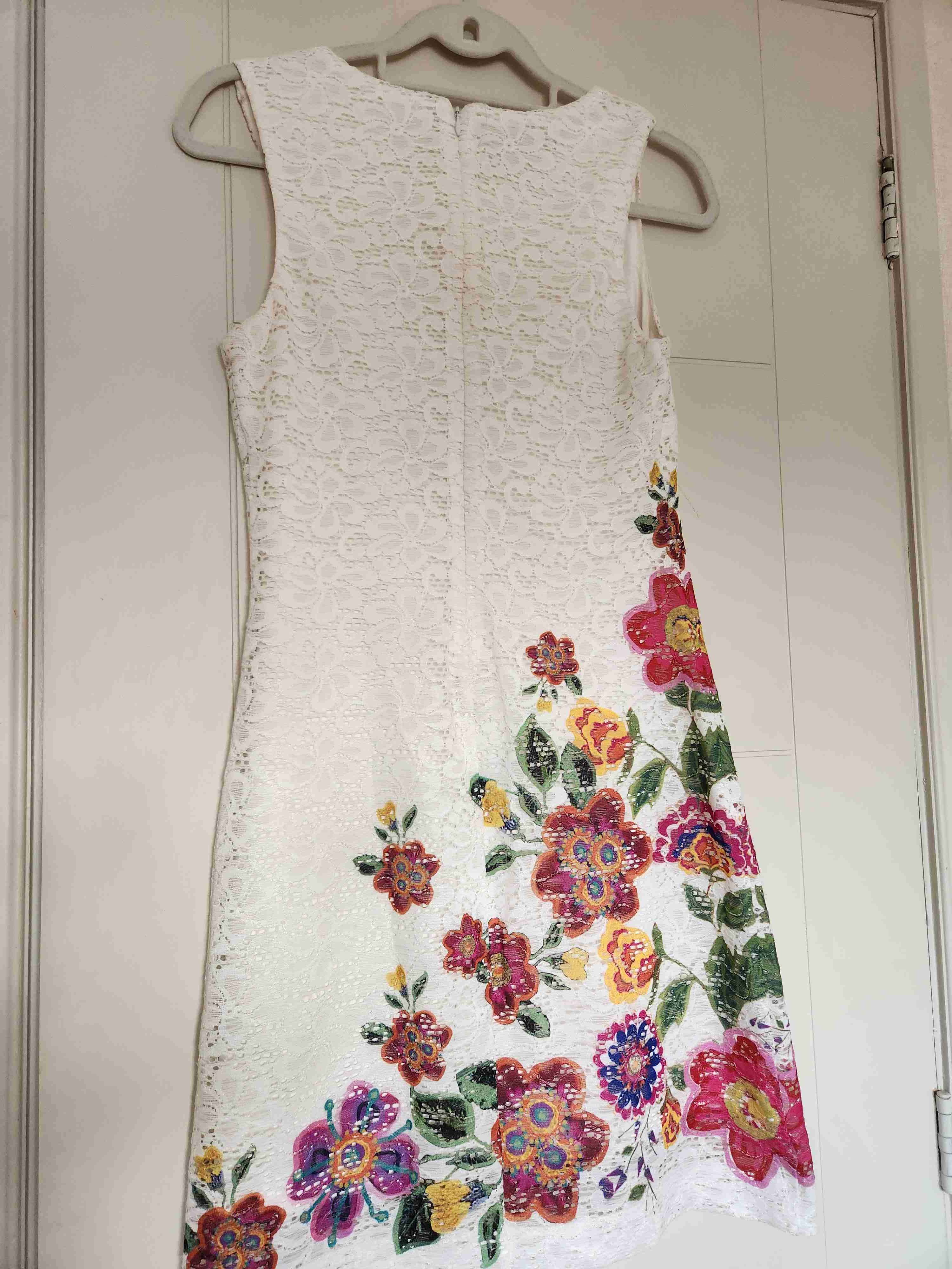 Vestido Desigual encaje blanco - miniatura 3
