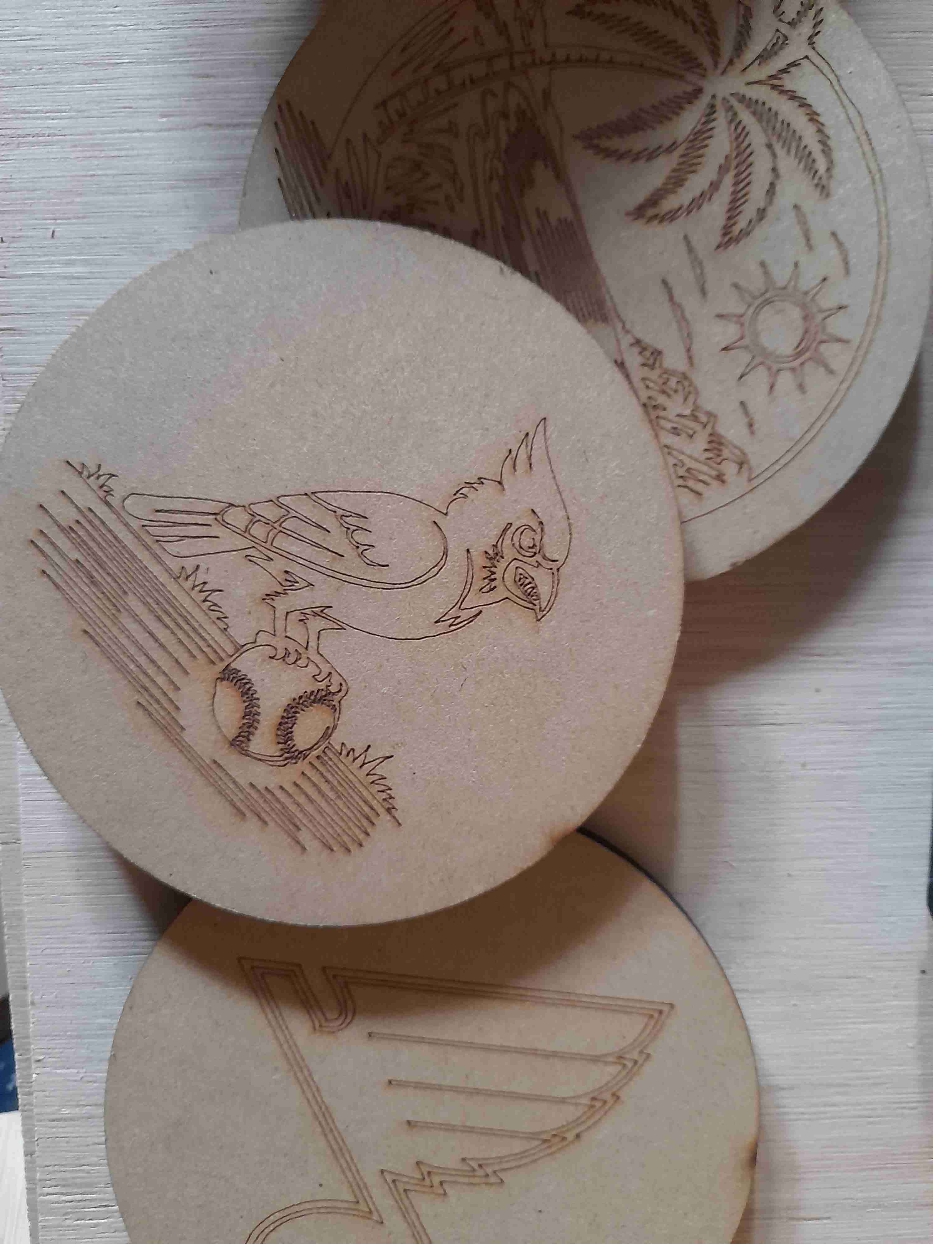 Disco de madera para decoración - miniatura 6