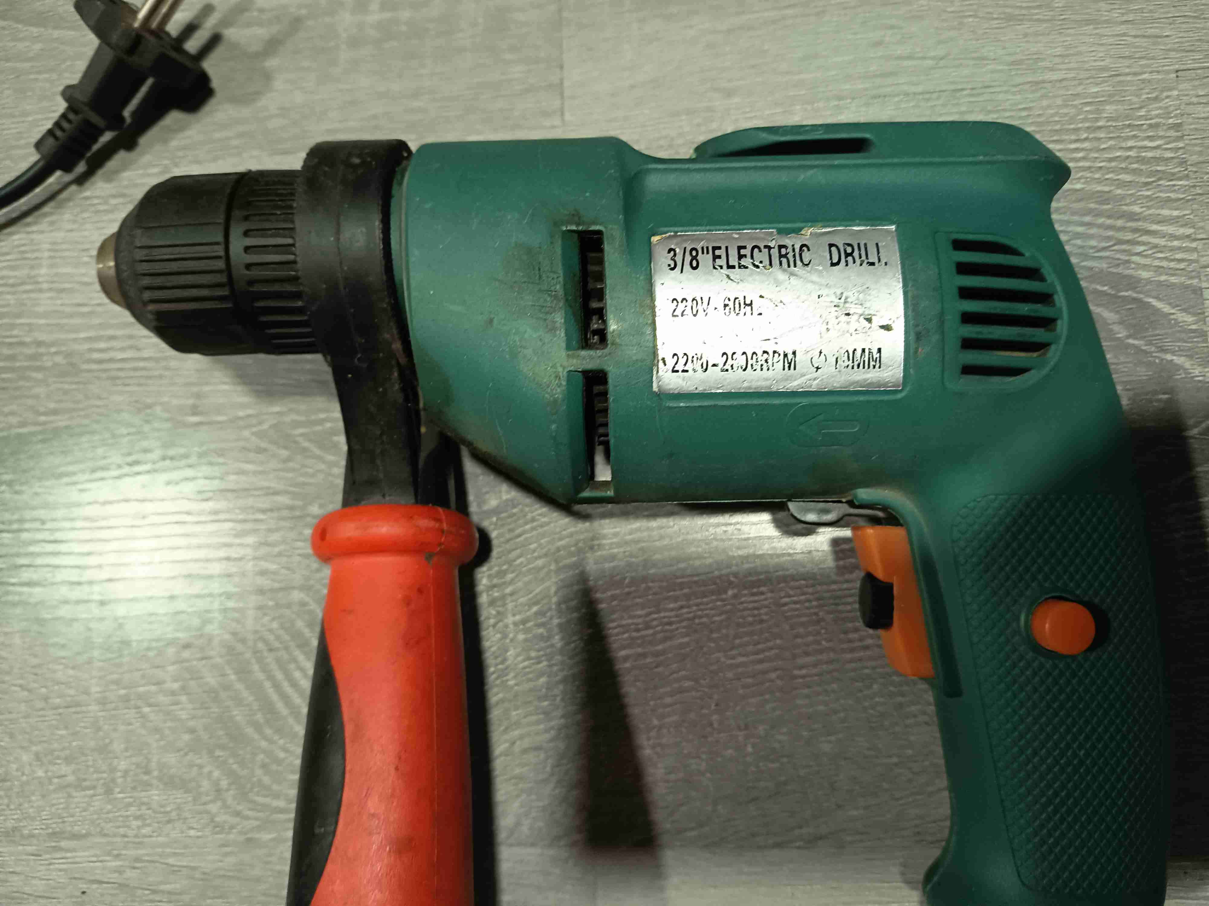 Taladro eléctrico con mango auxiliar - miniatura 3