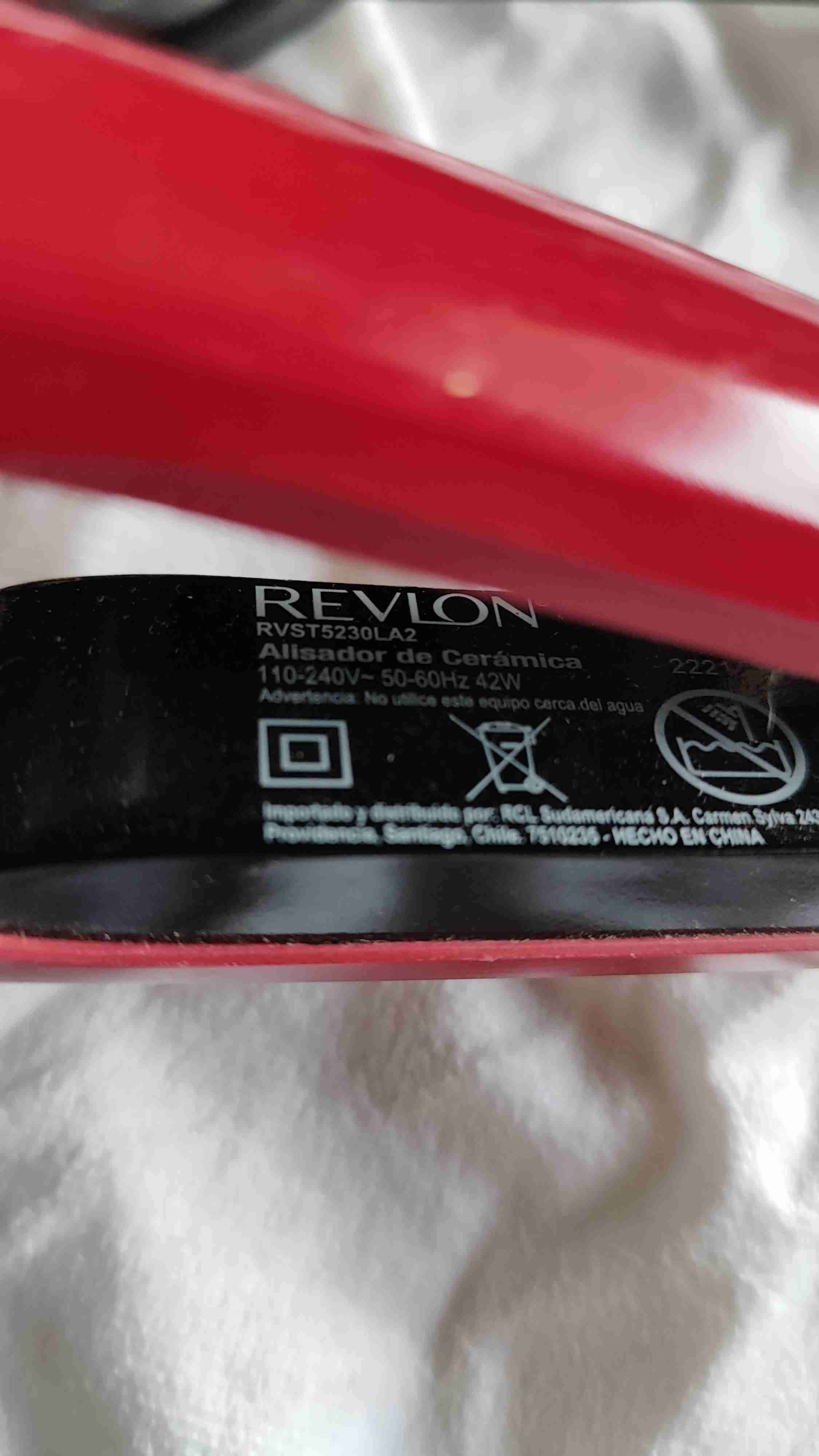 Plancha de pelo Revlon roja - miniatura 5