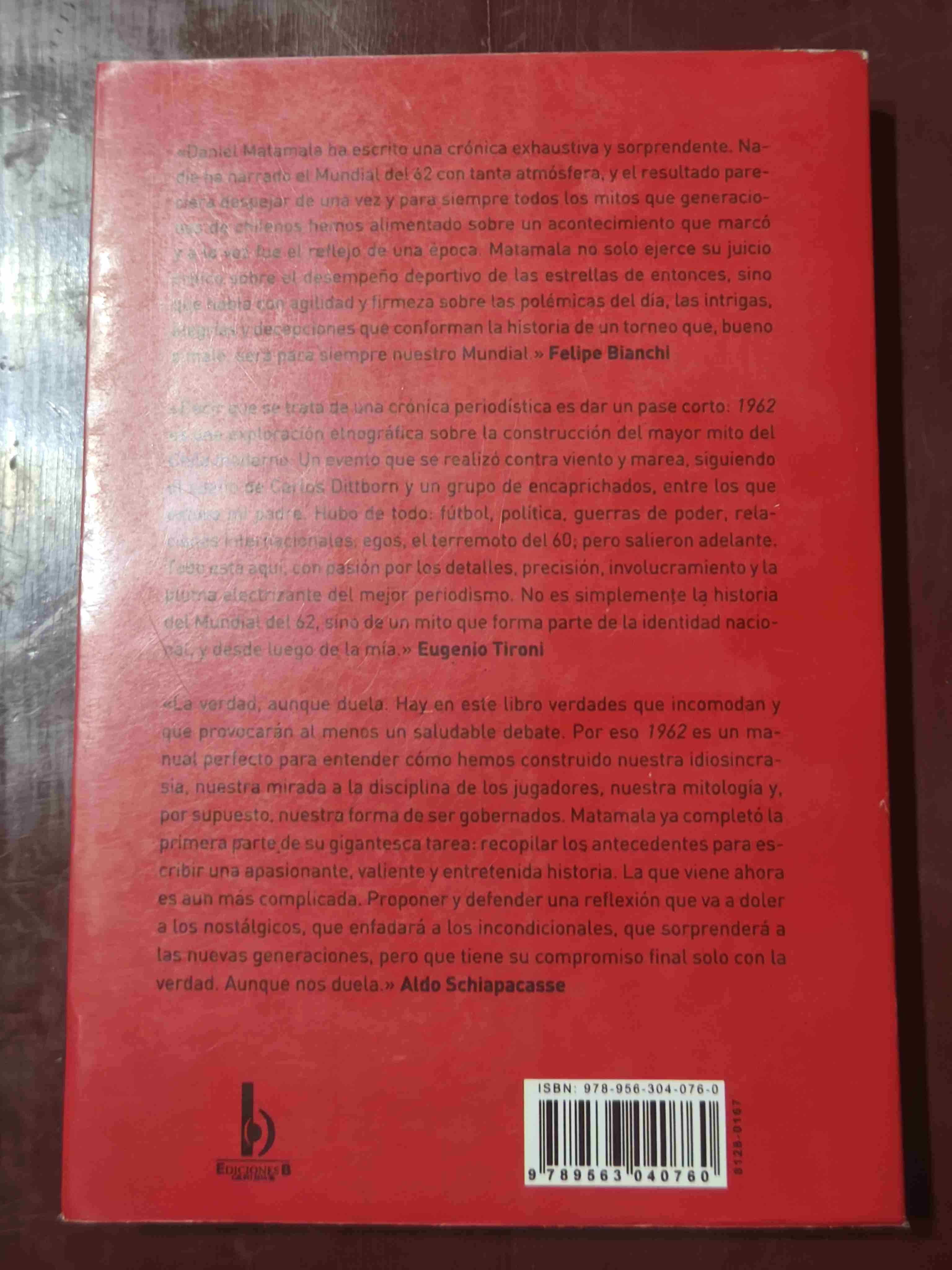 Libro 1962 El mito del Mundial - miniatura 2