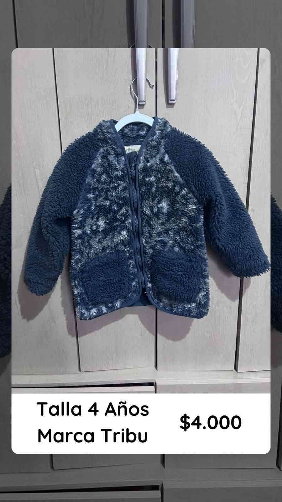Chaqueta azul niño talla 4 años