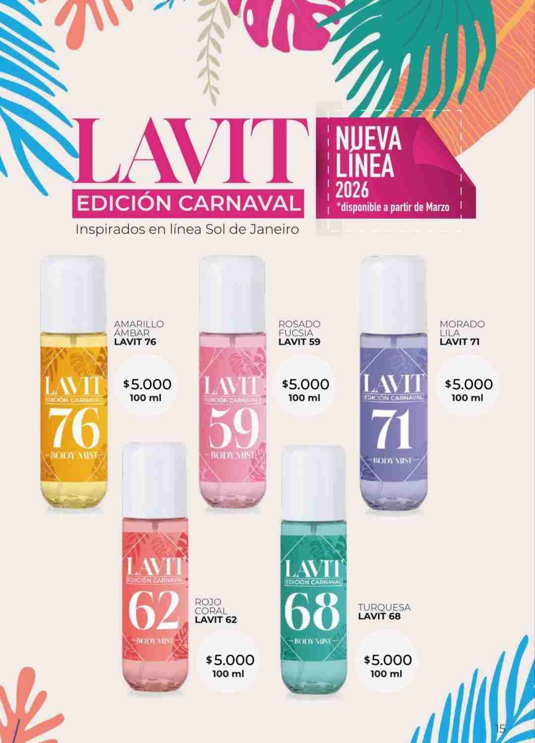 Body Mist Lavit Edición Carnaval