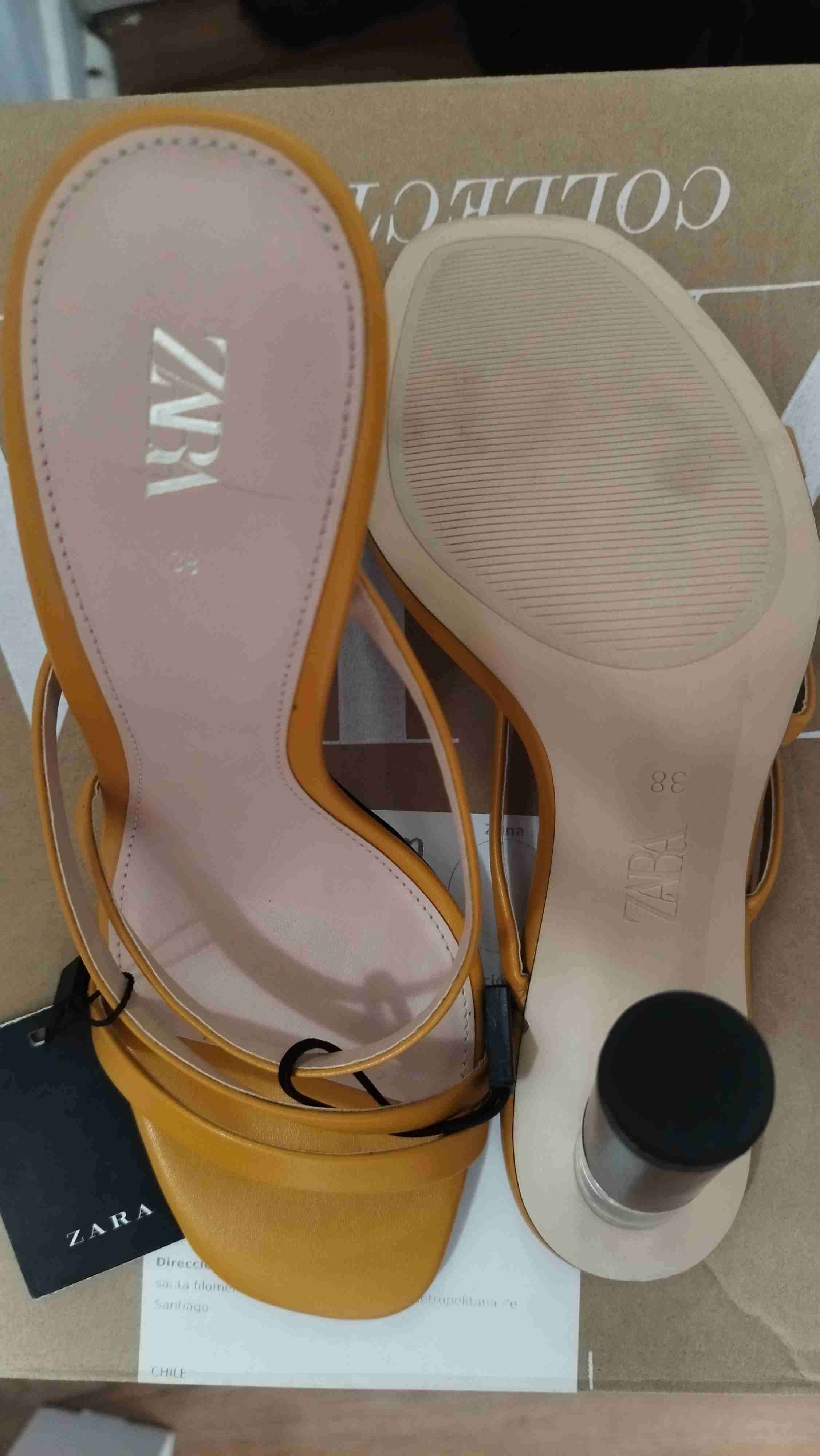 Sandalias amarillas Zara nuevas - miniatura 3