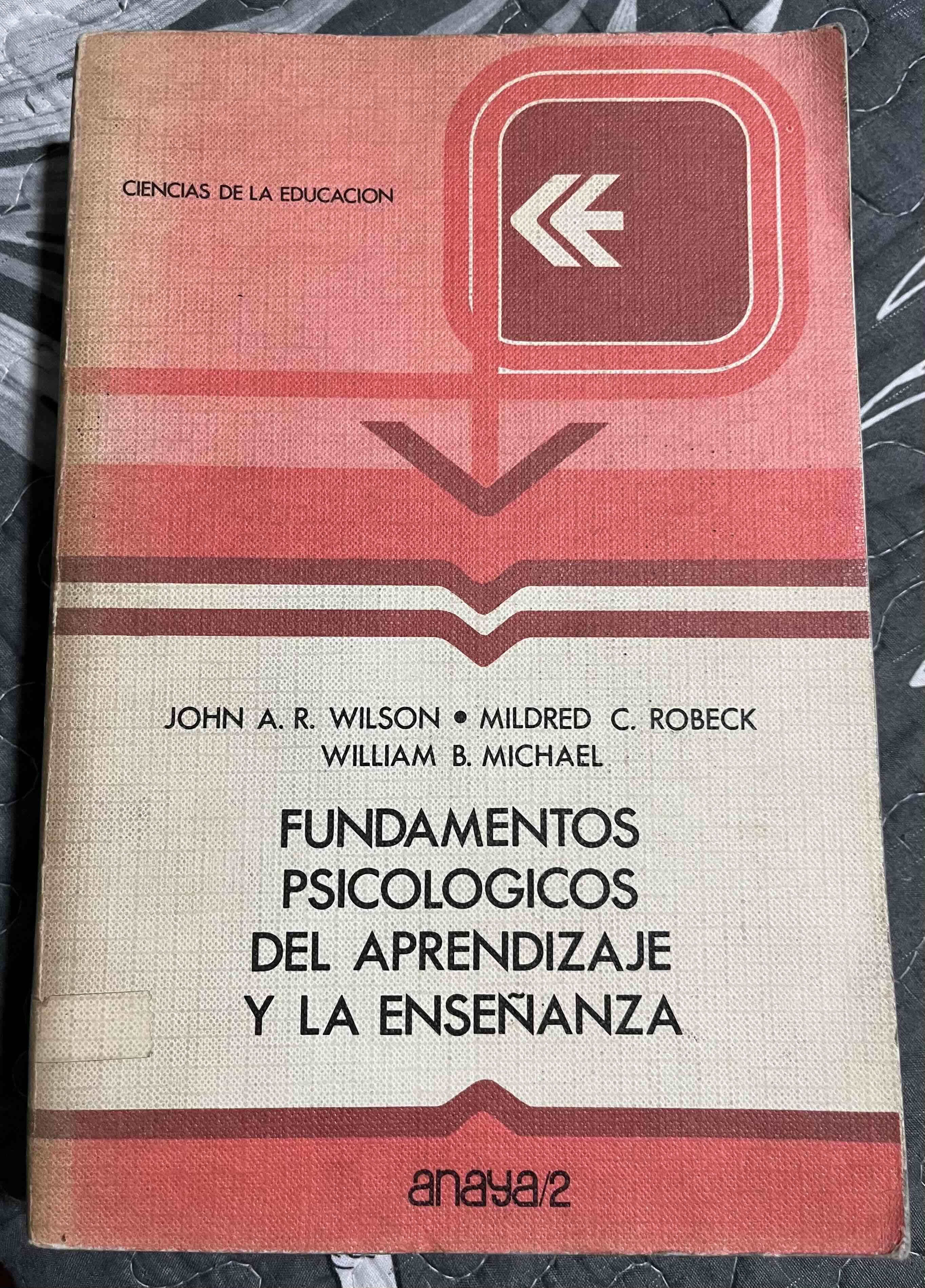 Fundamentos Psicologicos del Aprendizaje y la Eza. - miniatura 1