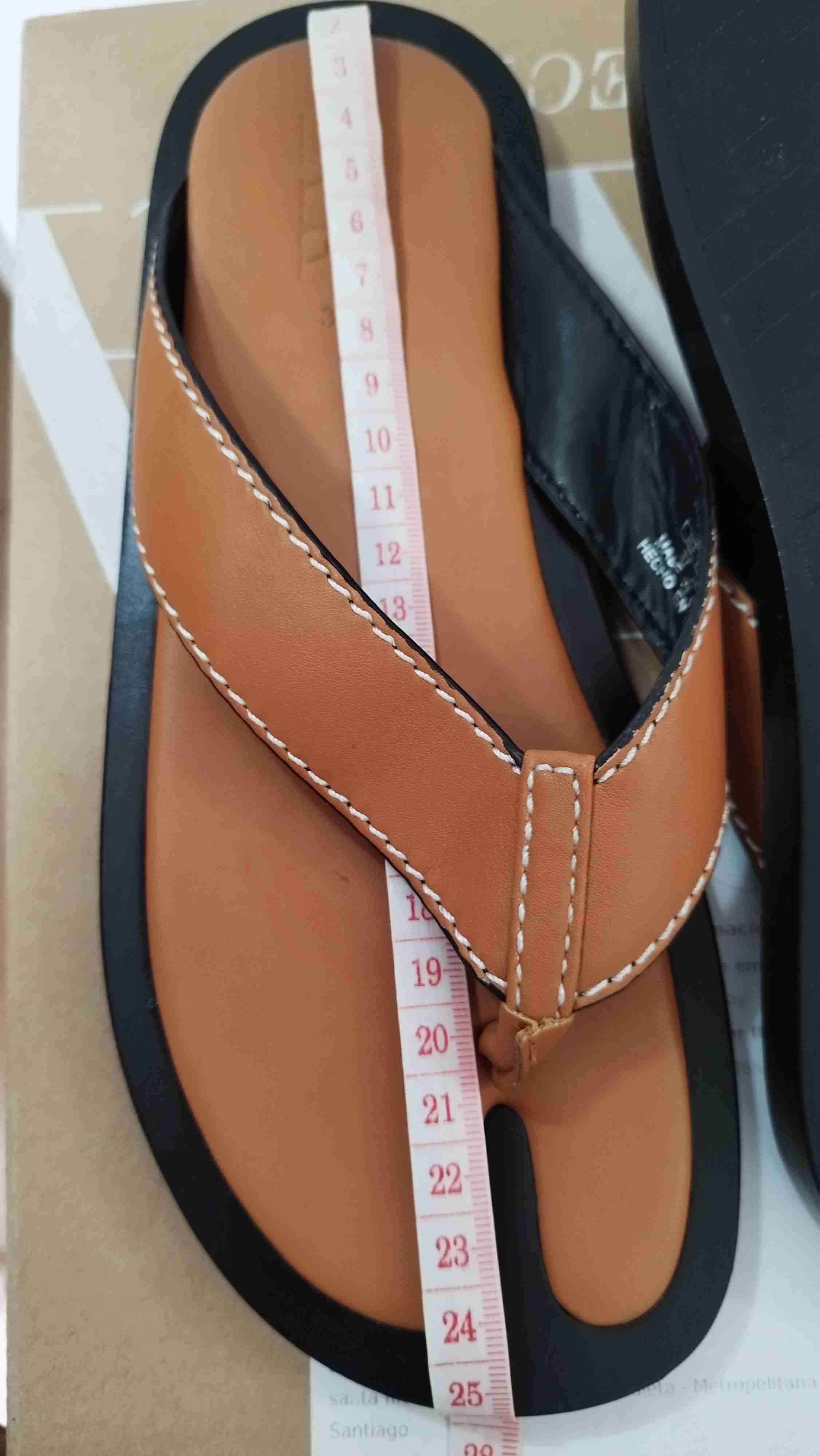 Sandalias de cuero camel Zara - miniatura 4