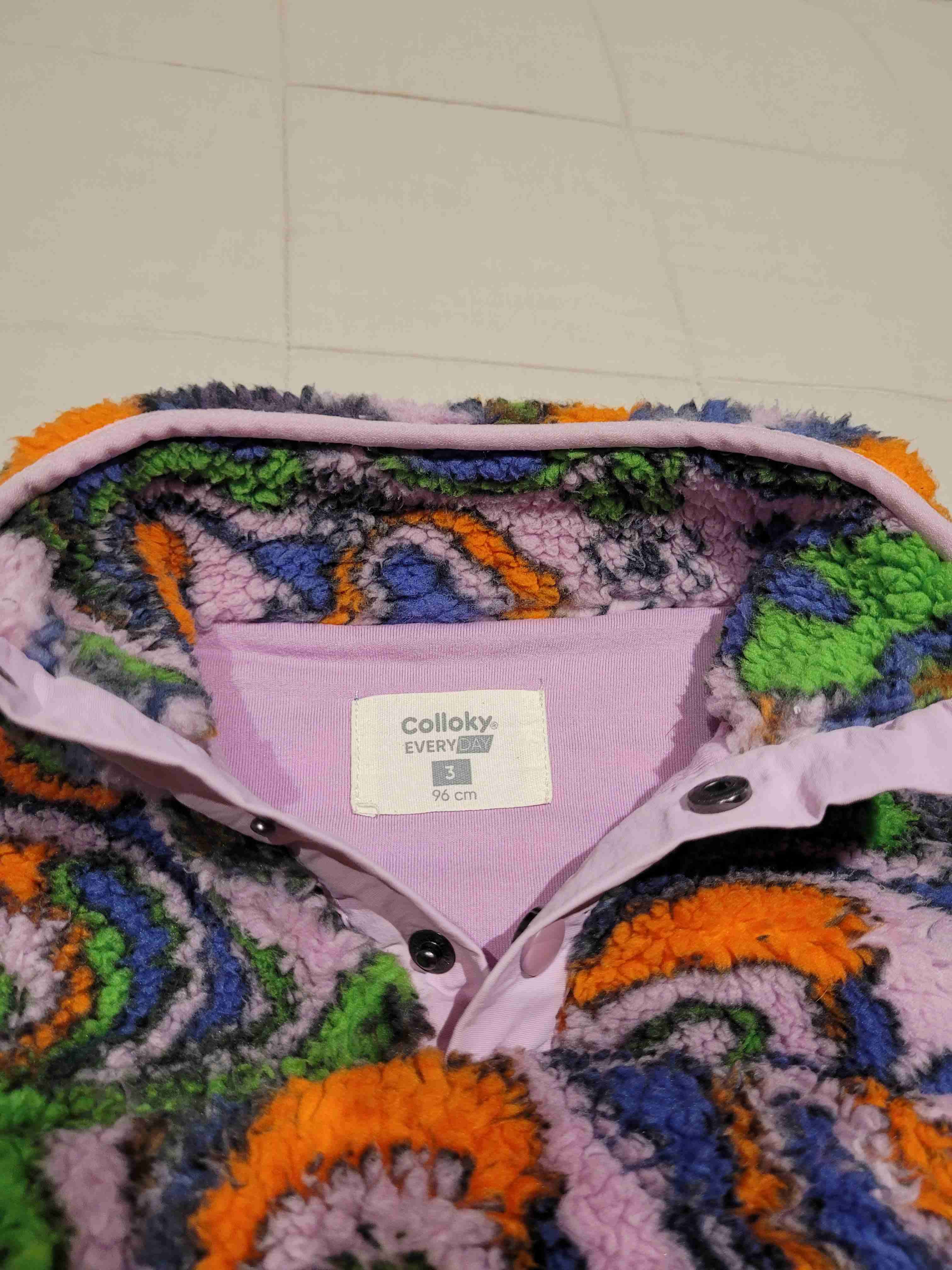 Polerón infantil de lana colorido - miniatura 3