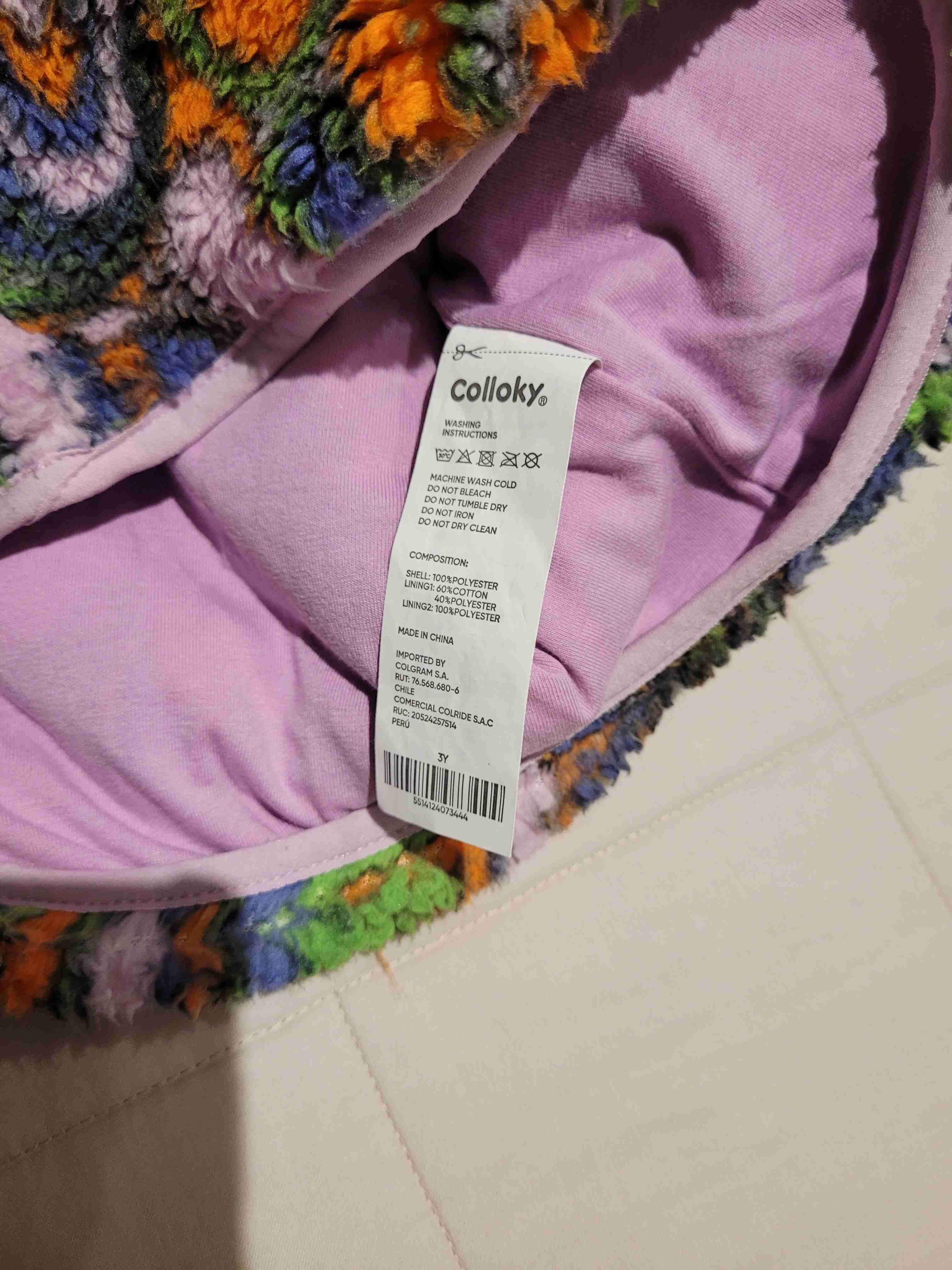 Polerón infantil de lana colorido - miniatura 4