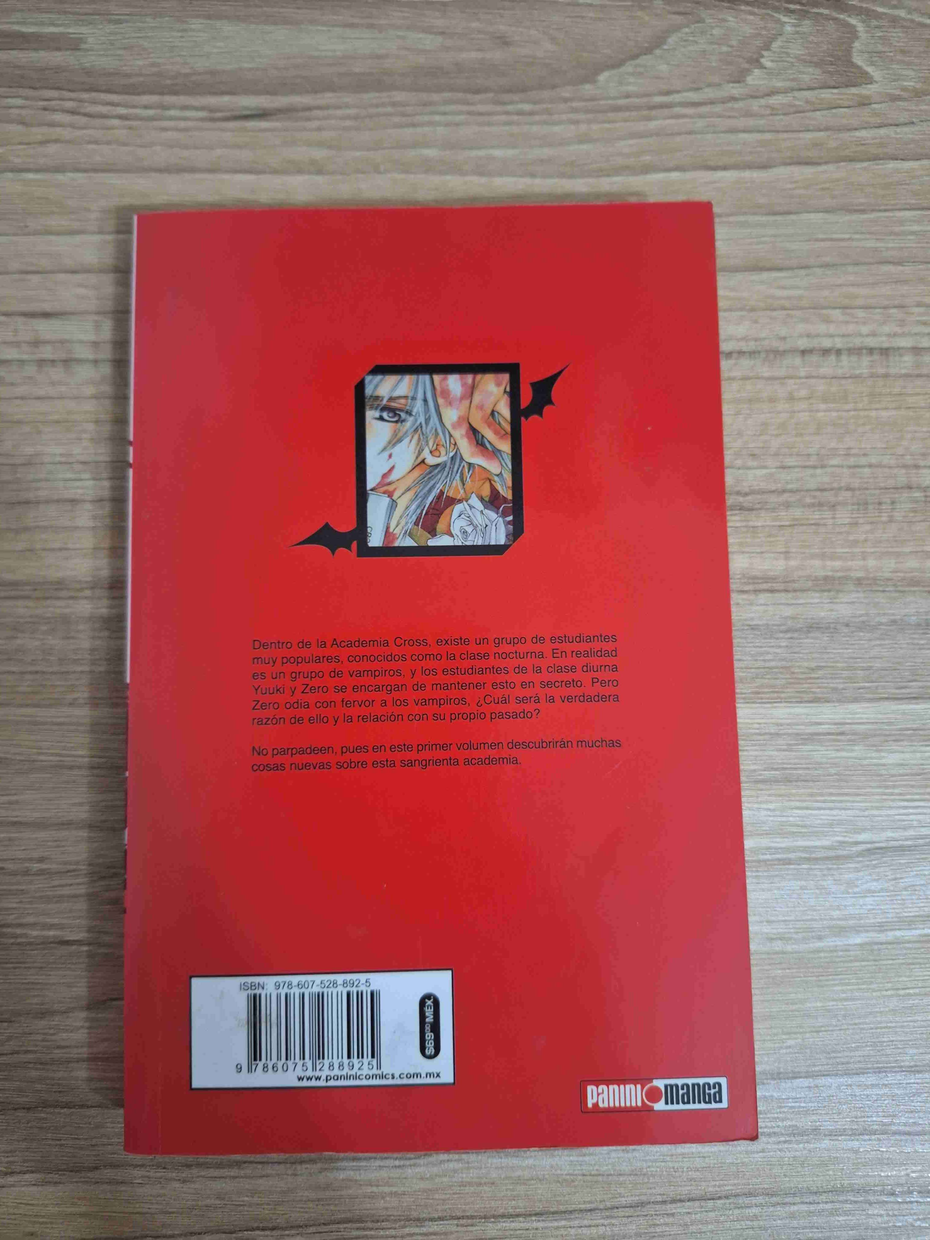 Manga Vampire Knight Volumen 1 - miniatura 3