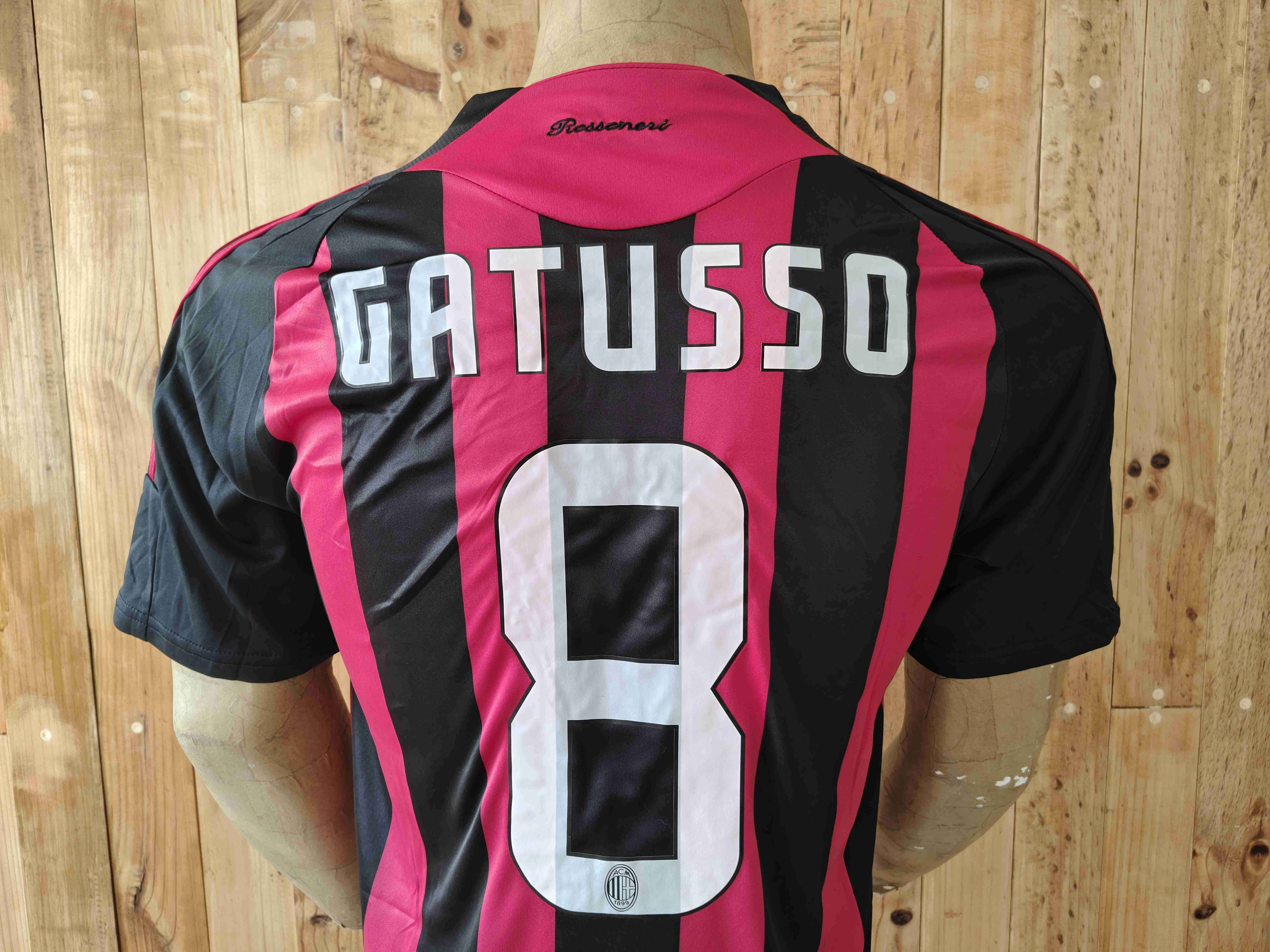 Camiseta Adidas AC Milan rayada - miniatura 5