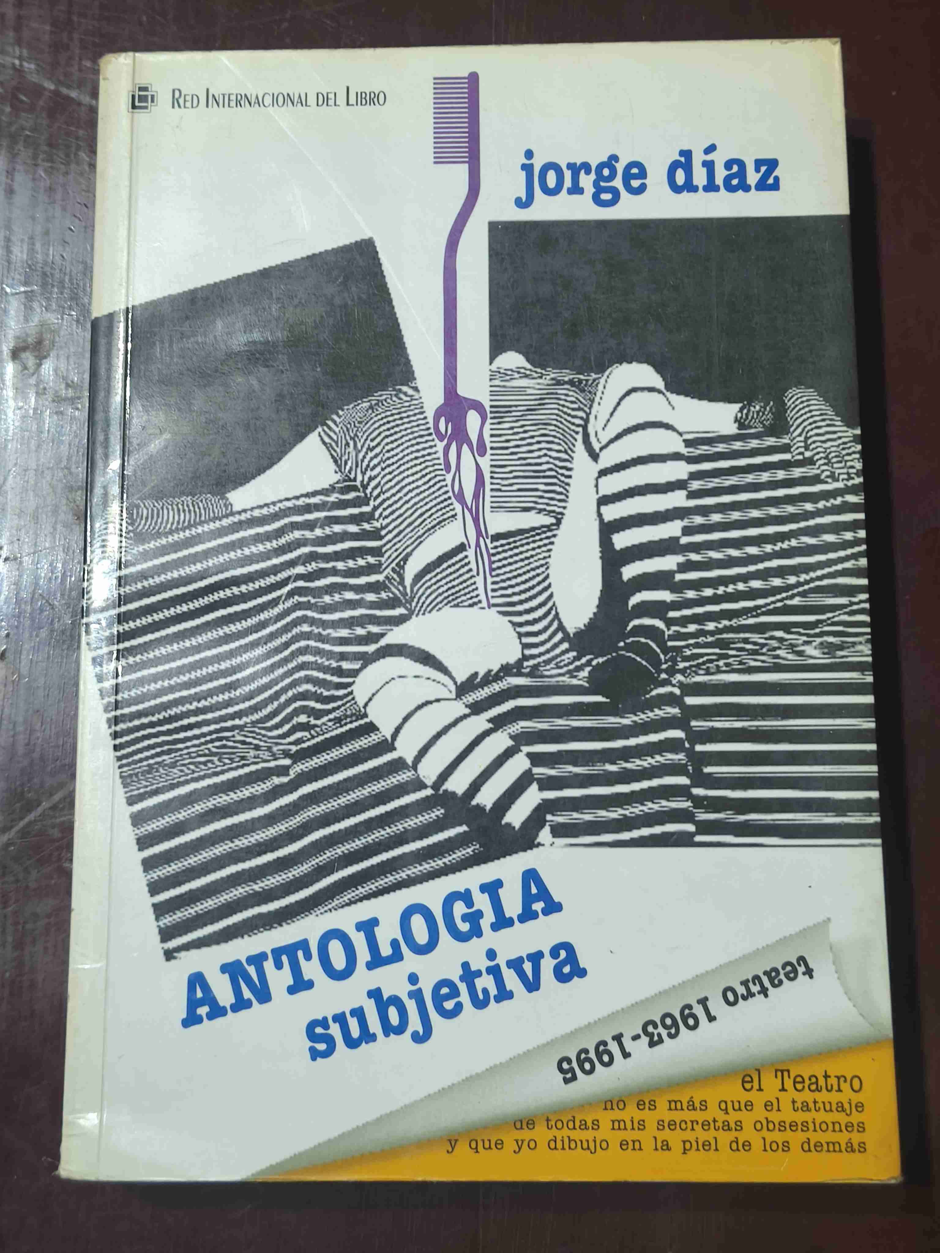 Libro 'Antología subjetiva' Jorge Díaz - miniatura 1