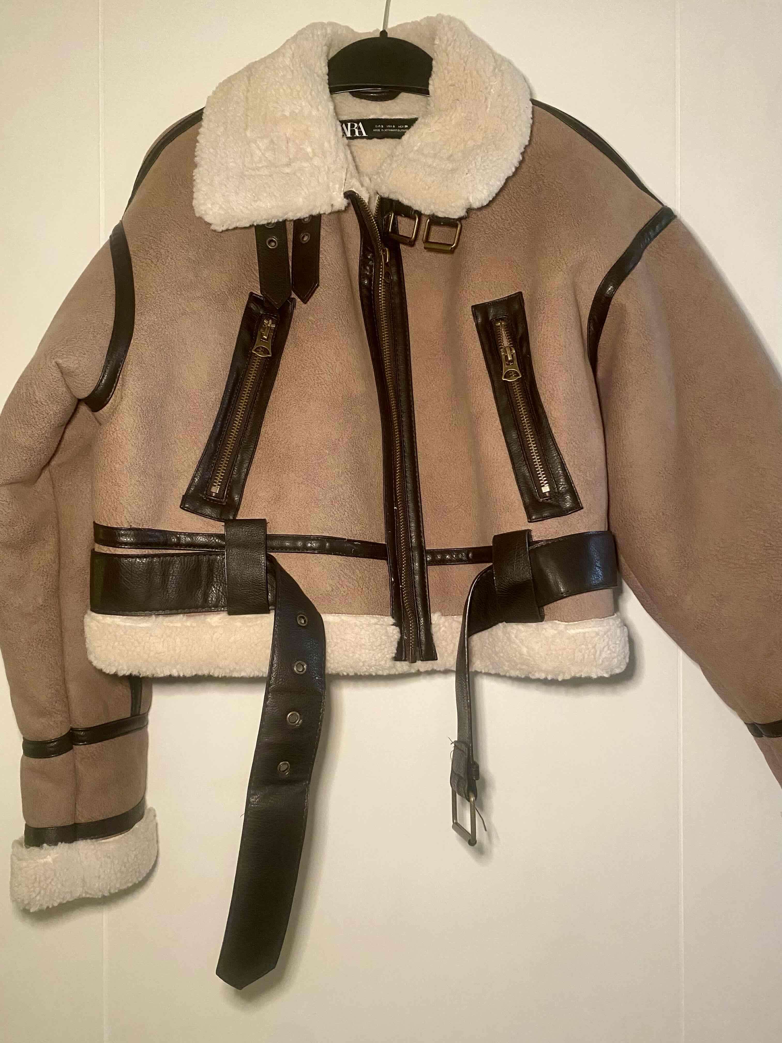 Chaqueta tipo aviador con forro Zara - miniatura 2