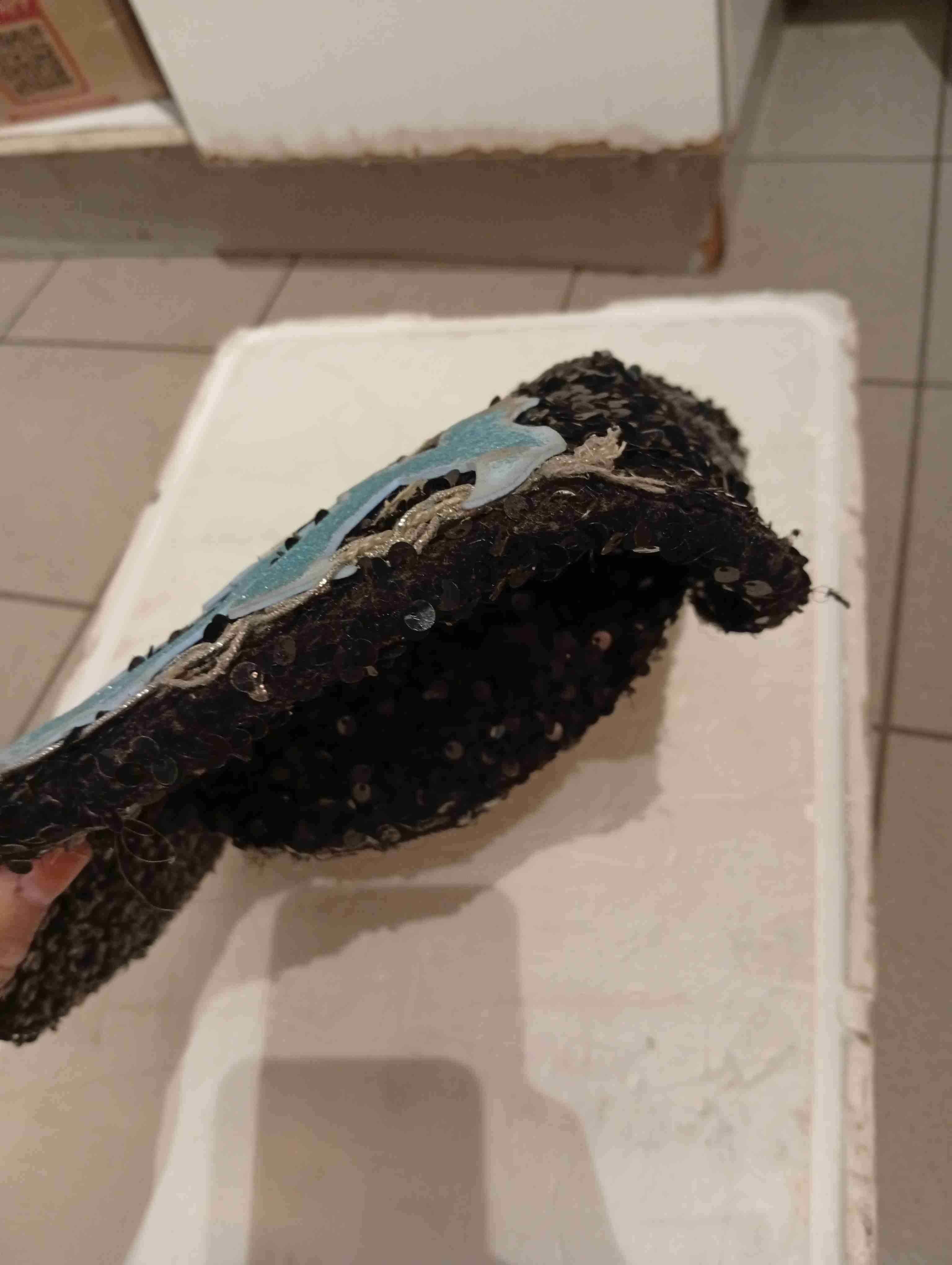 Sombrero negro con lentejuelas de Caporal - miniatura 3