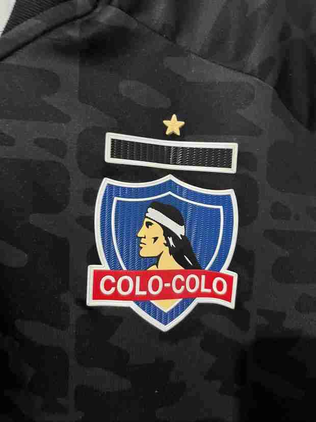 Camiseta negra Colo-Colo Adidas original - miniatura 3