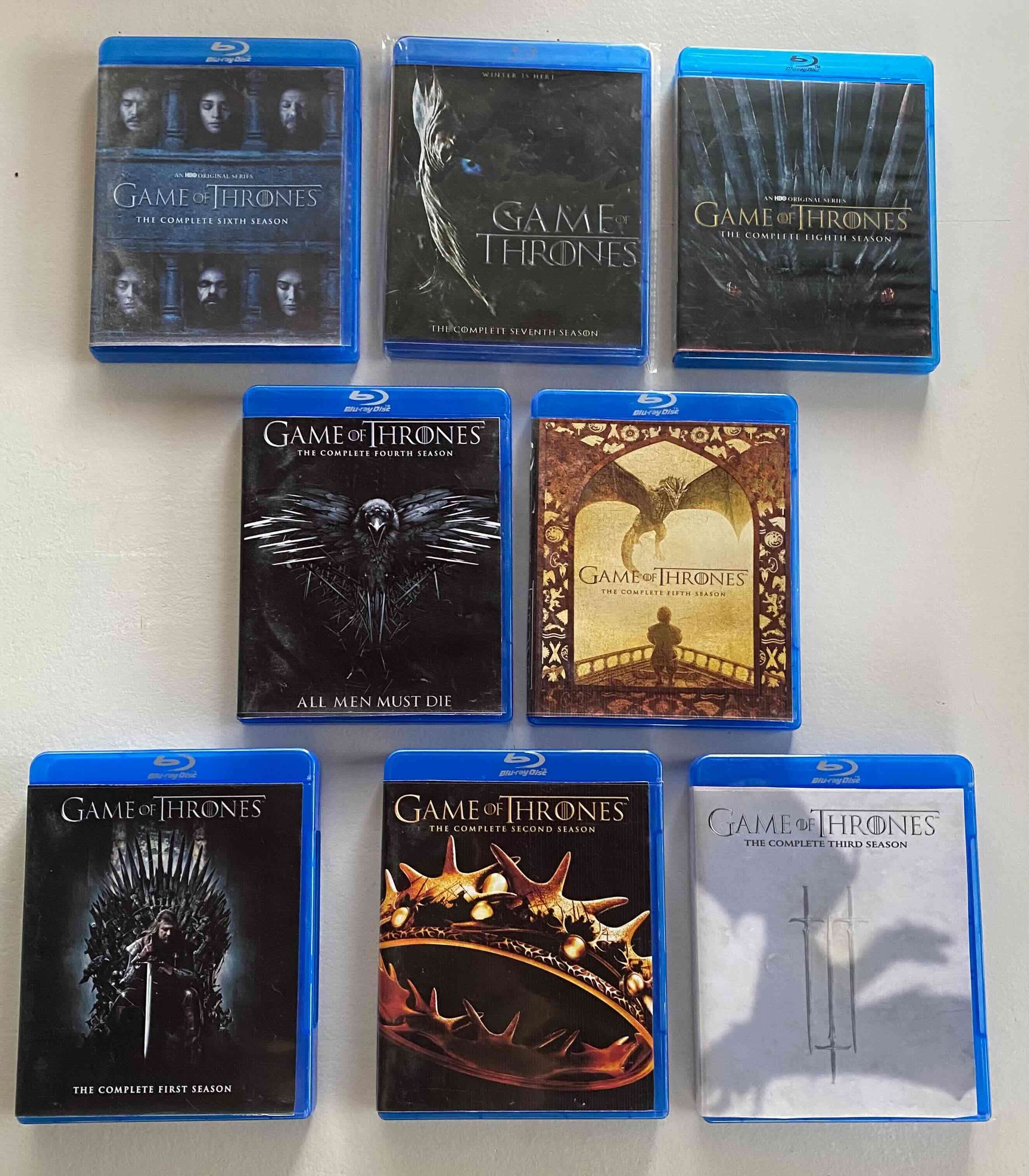 Colección Blu-ray Game of Thrones