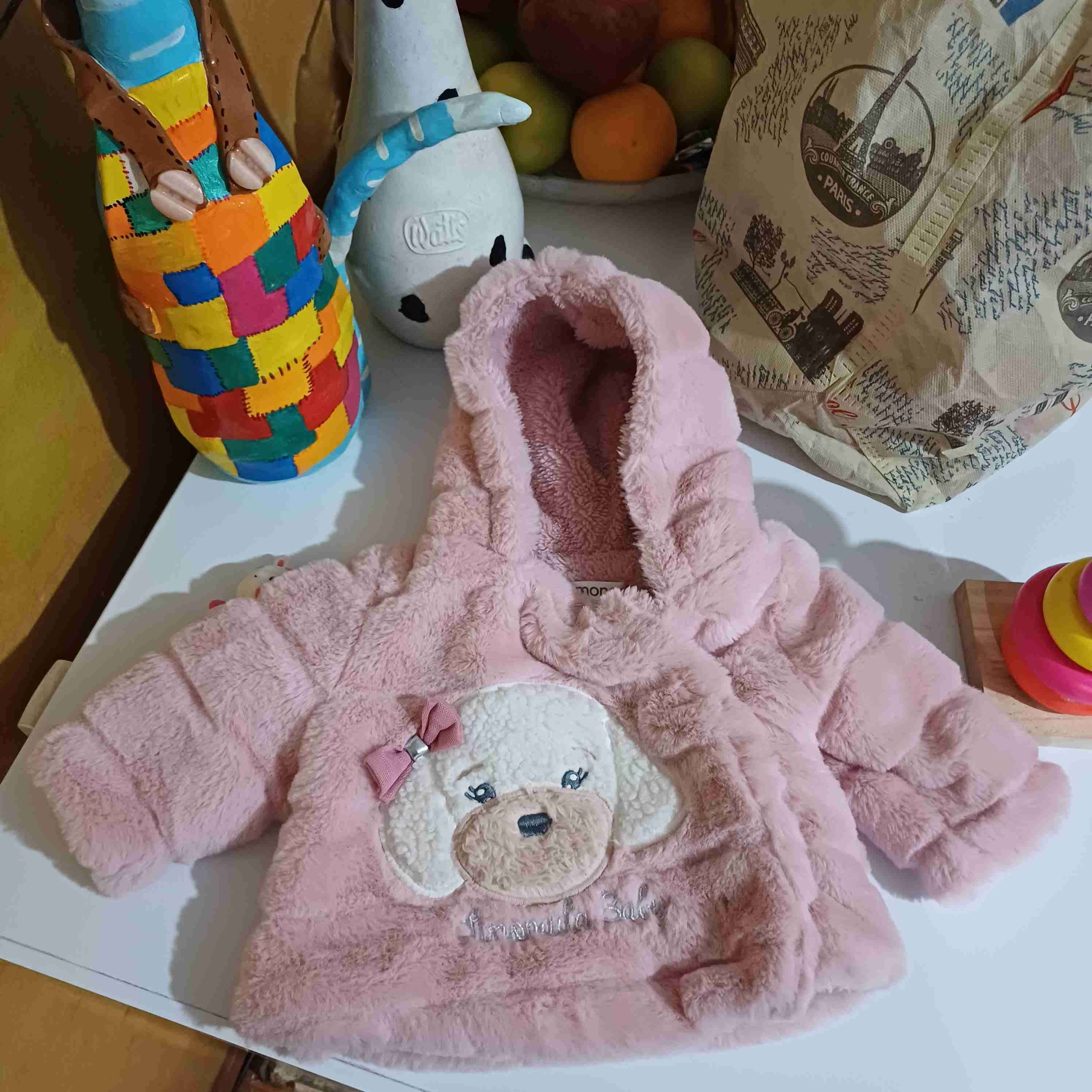 Chaqueta rosada para niña - miniatura 1