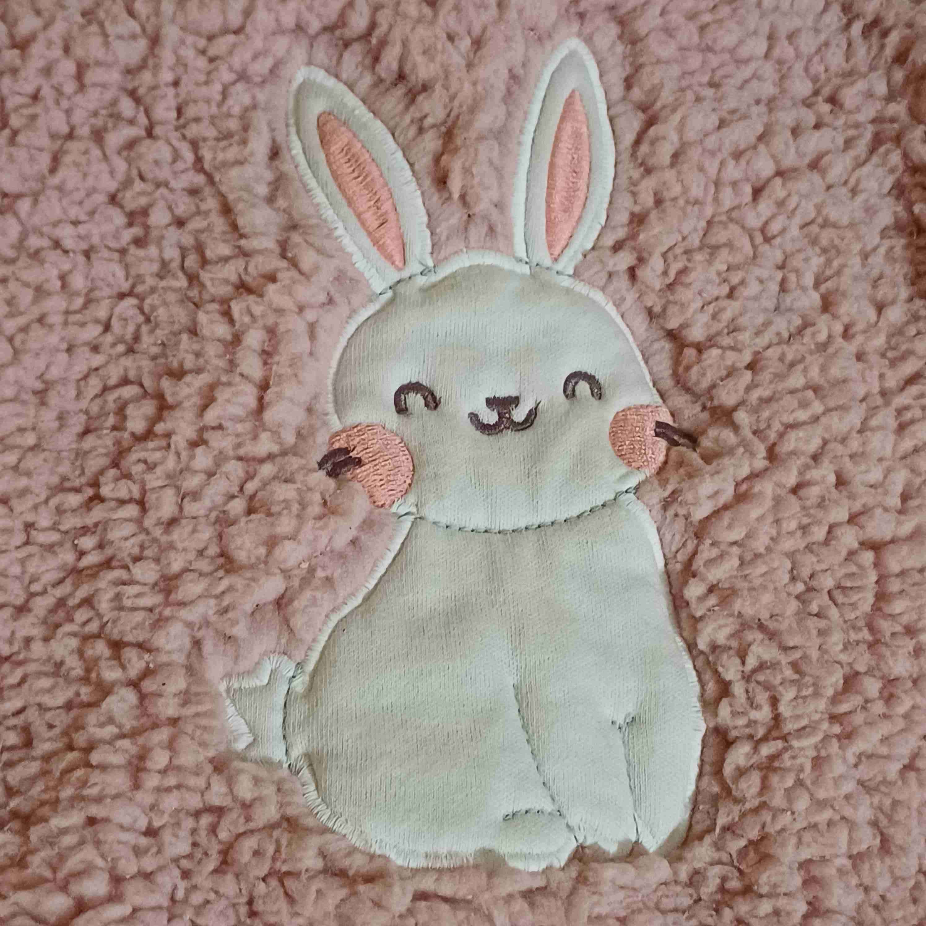 Polerón rosa con conejito - miniatura 3
