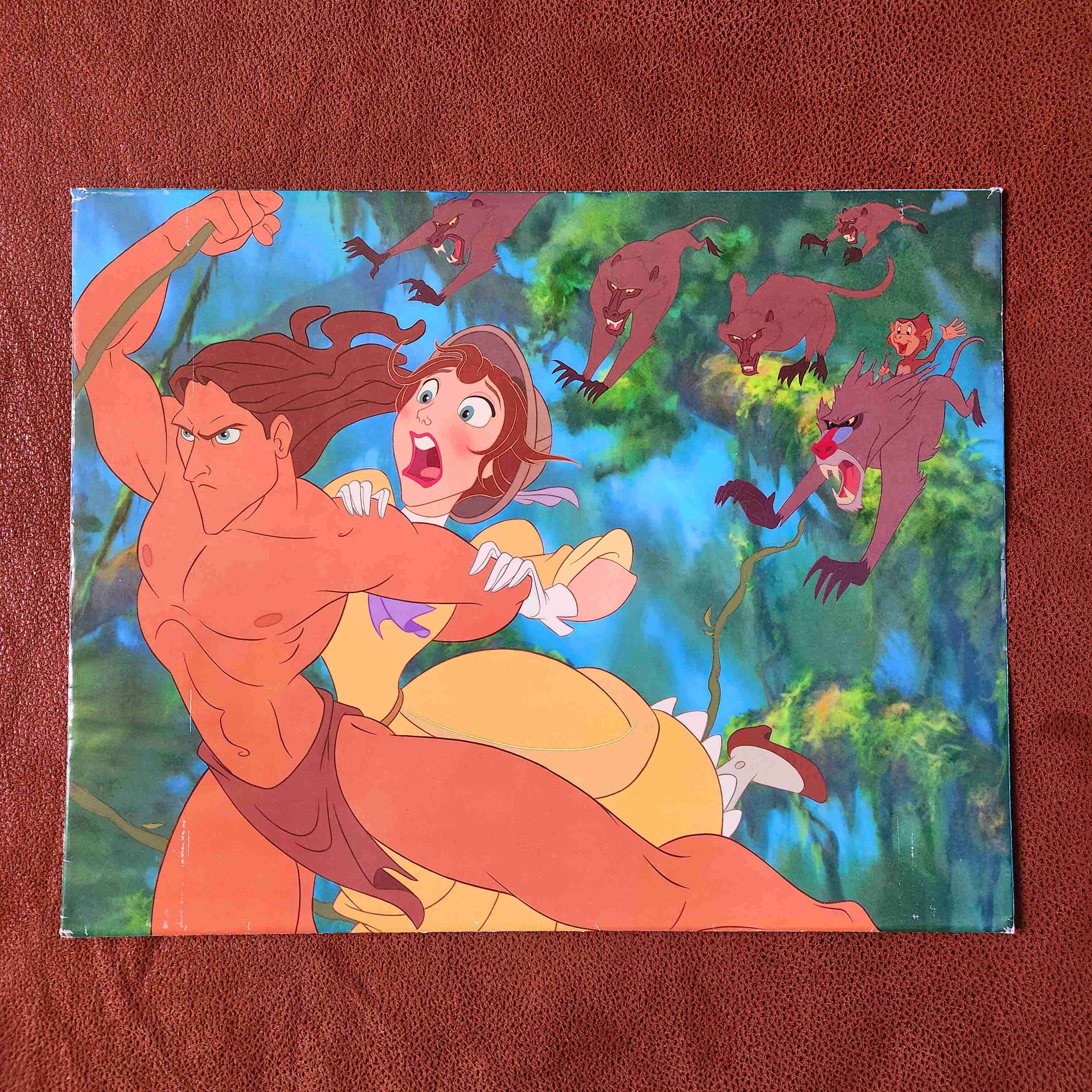 LITOGRAFIA disney TARZAN 2000 🐘🦍🌴🐆🍃 - miniatura 2