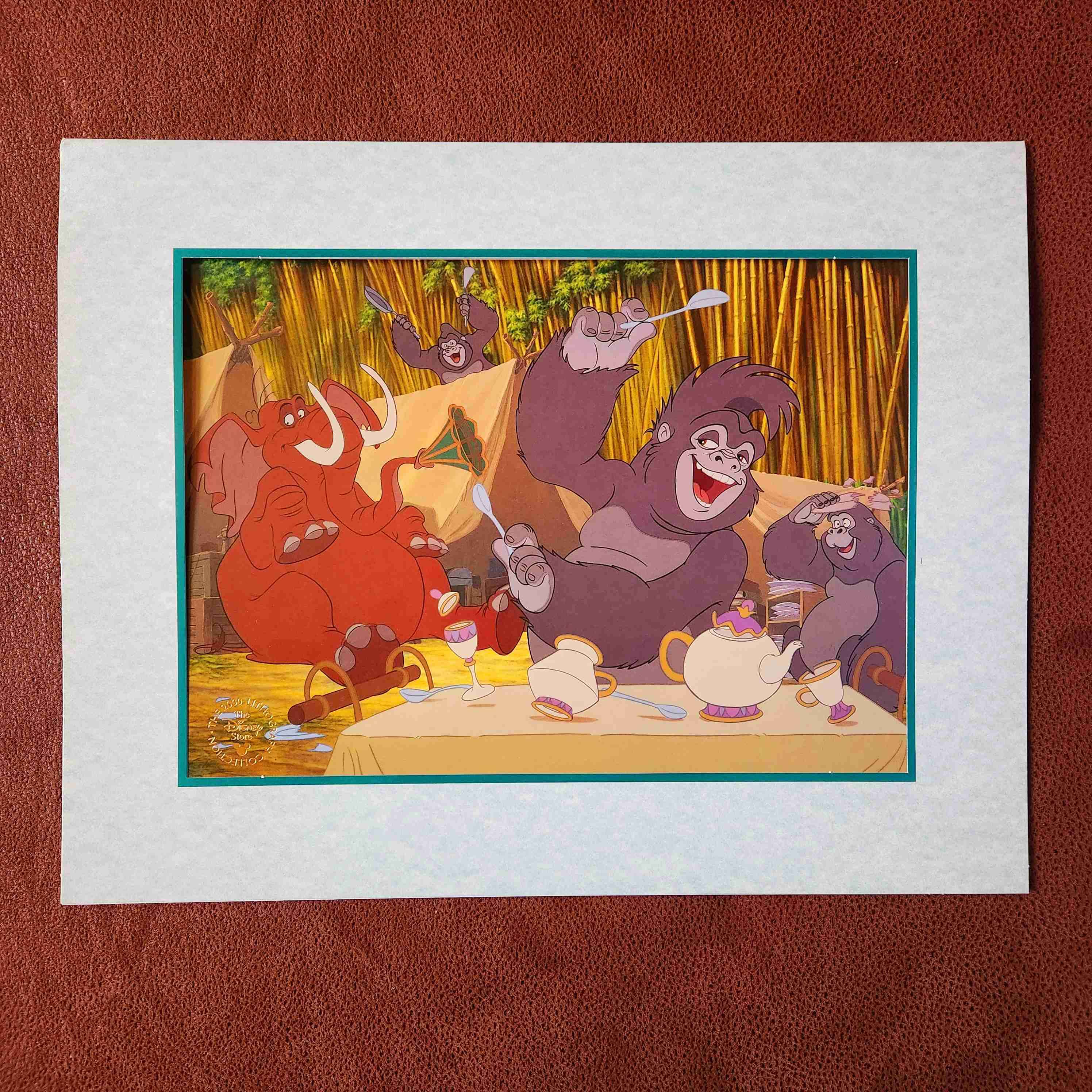 LITOGRAFIA disney TARZAN 2000 🐘🦍🌴🐆🍃 - miniatura 4