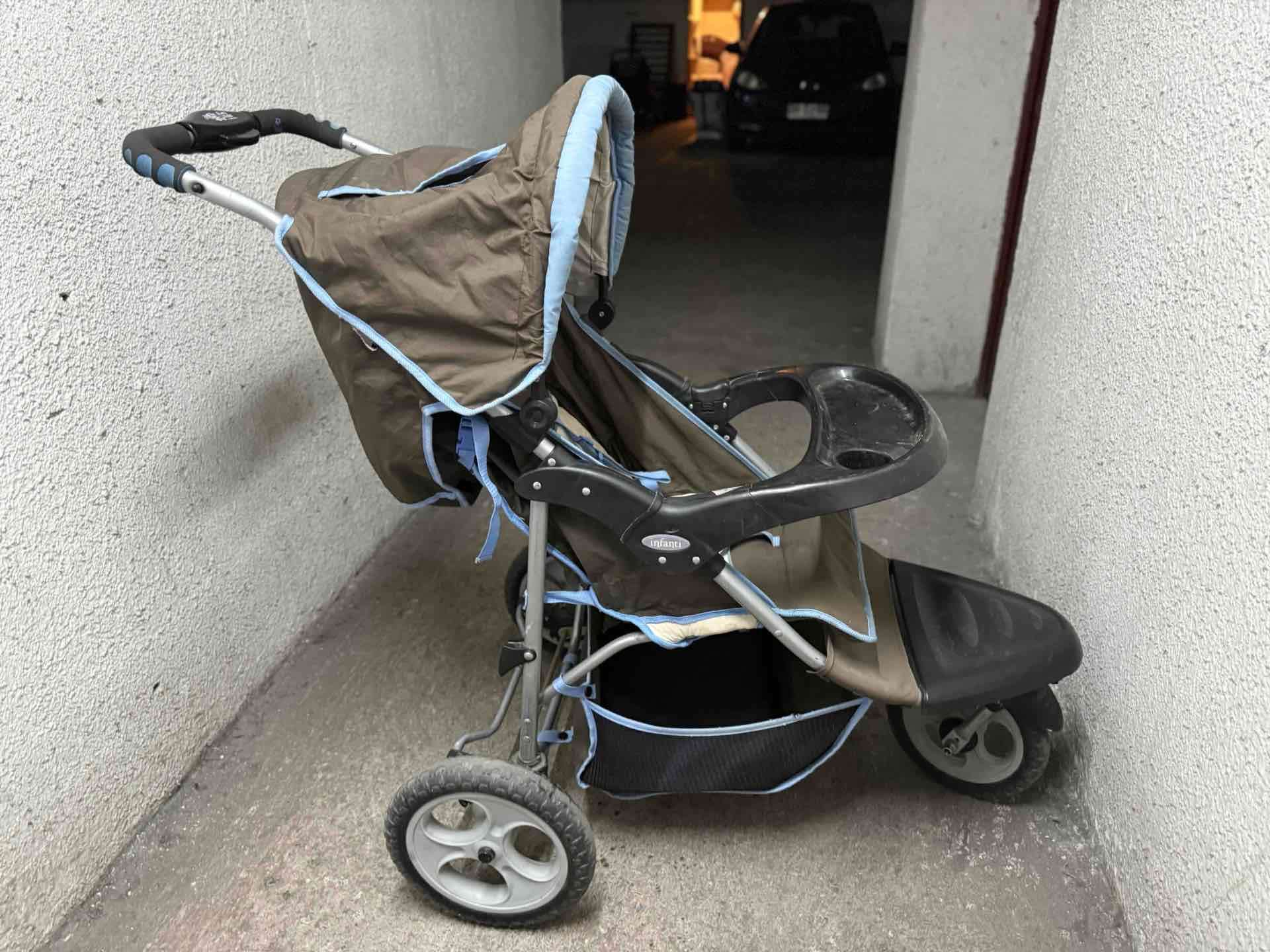Coche para bebé marrón - miniatura 2