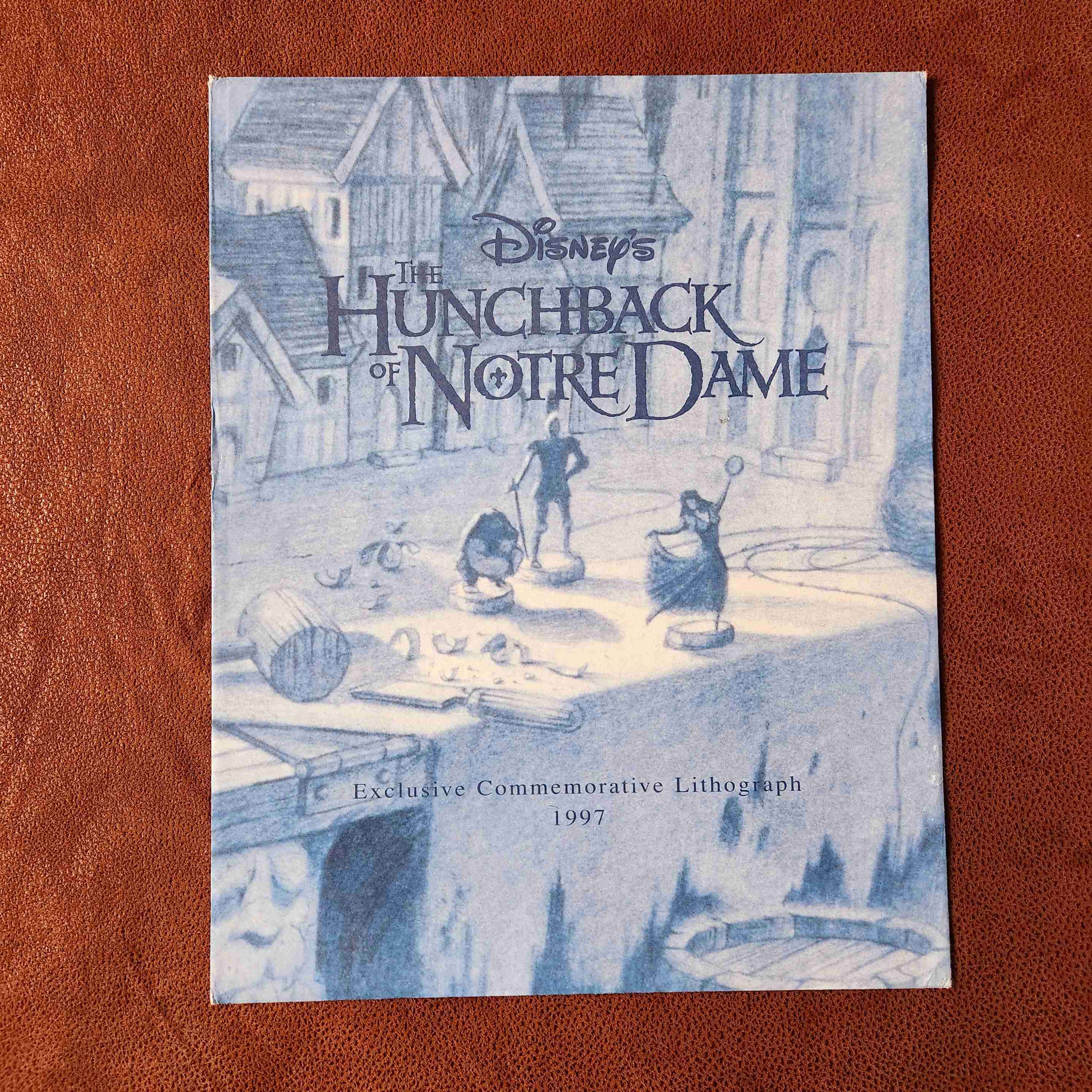 LITOGRAFIA  disney EL JOROBADO DE NOTRE DAME ♟️👑🔔 - miniatura 2