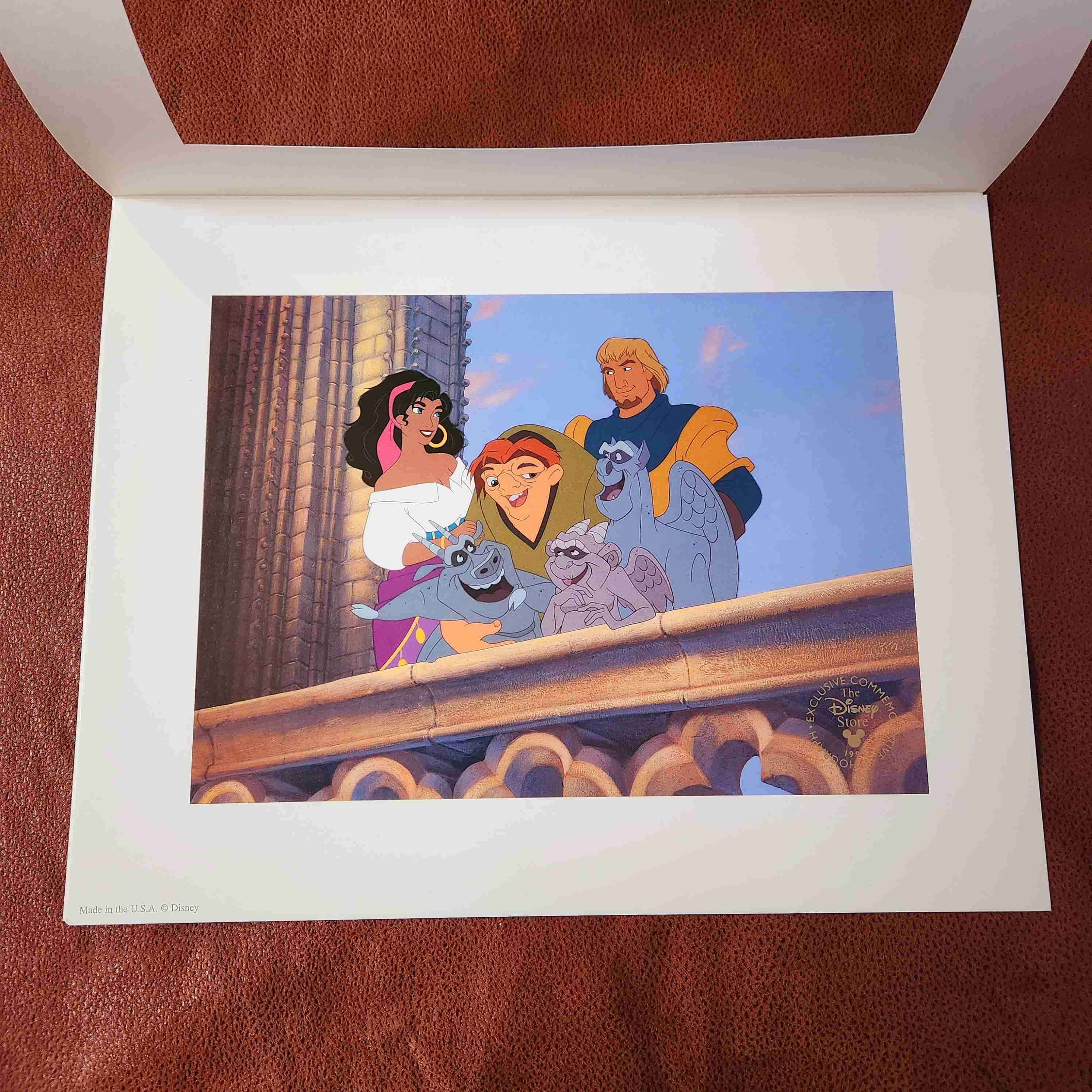 LITOGRAFIA  disney EL JOROBADO DE NOTRE DAME ♟️👑🔔 - miniatura 4