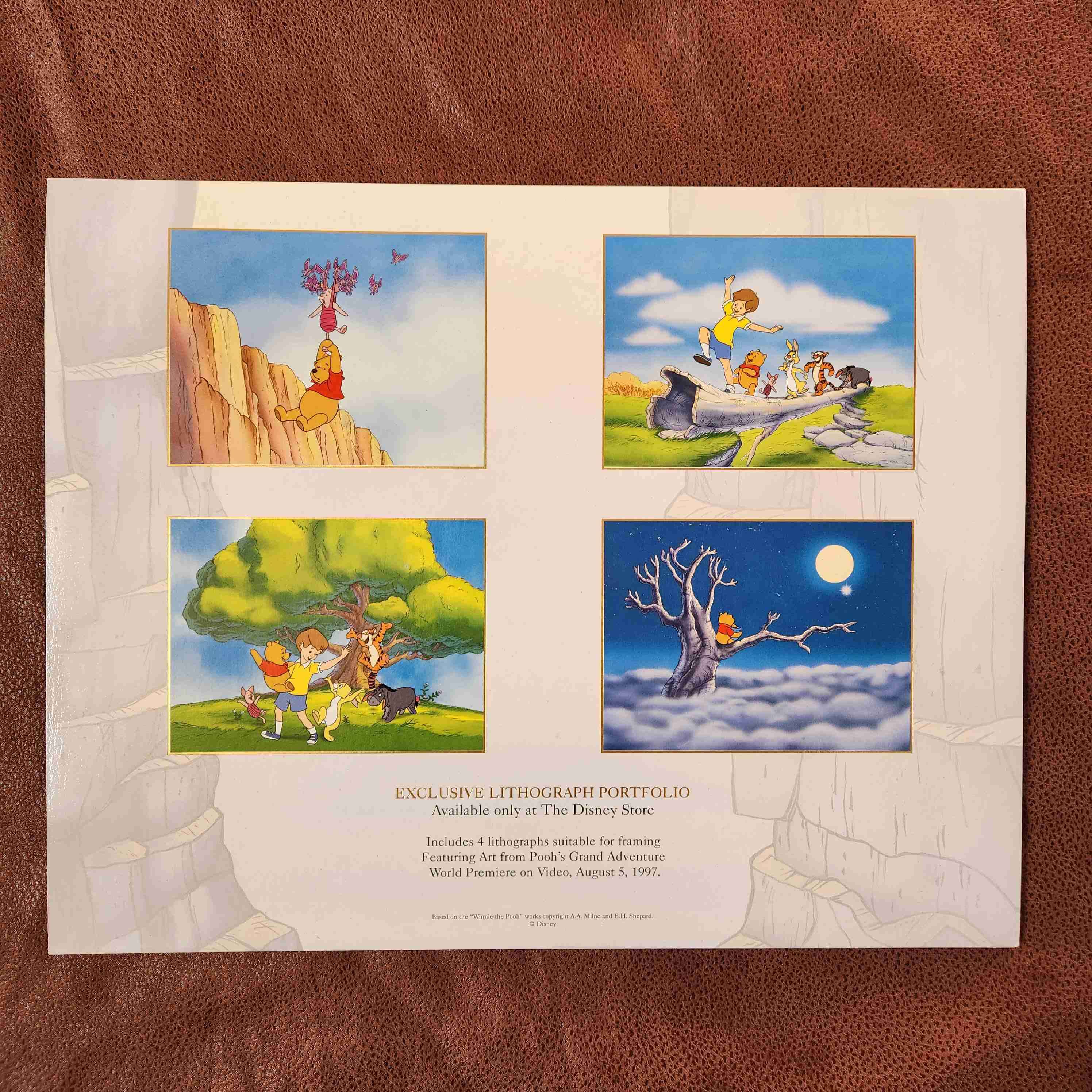 LITOGRAFIA DISNEY WENNIE DE POOH 1997🐻🍯 - miniatura 5